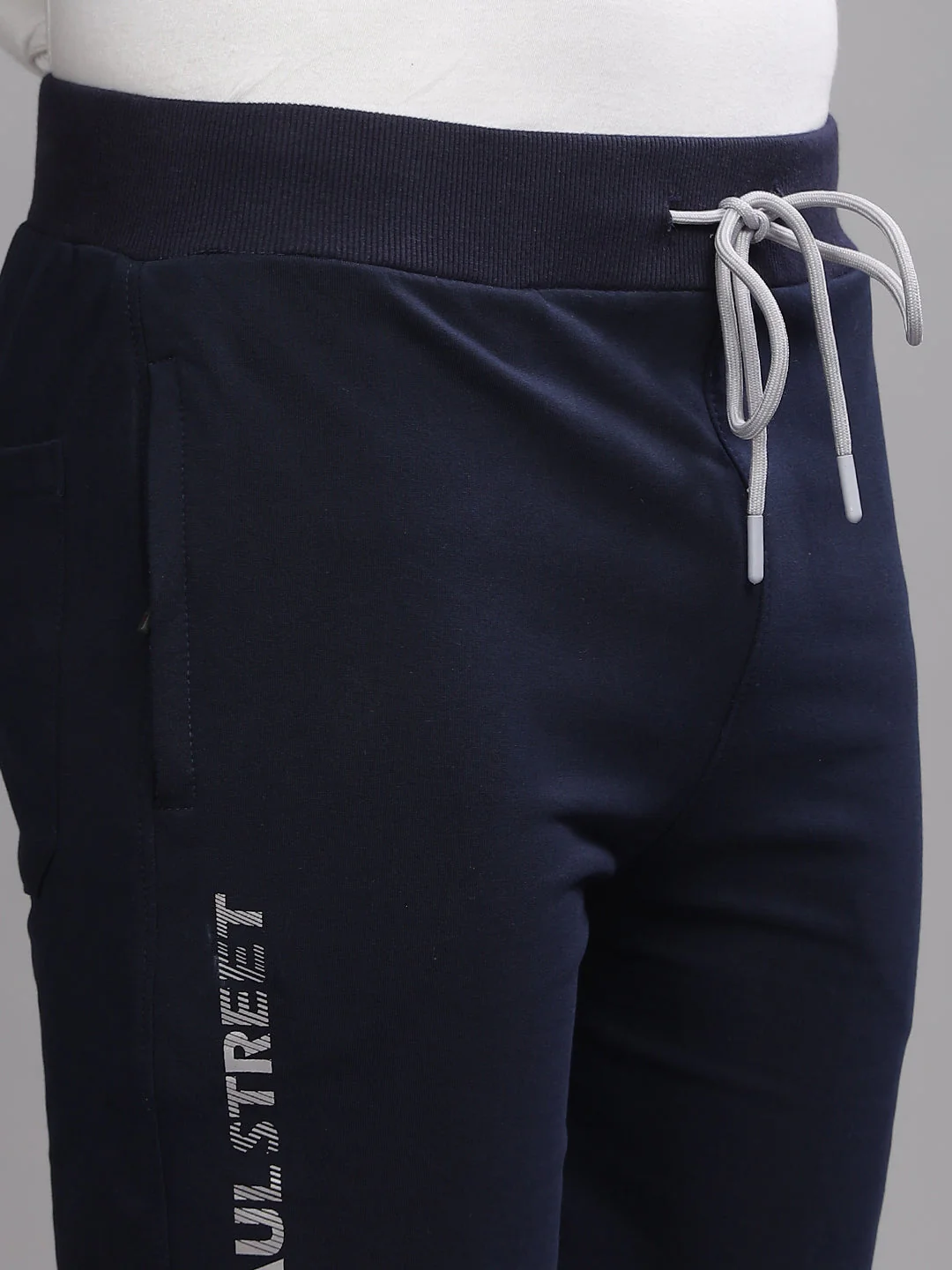 Men Terry Navy Shorts - Image 5