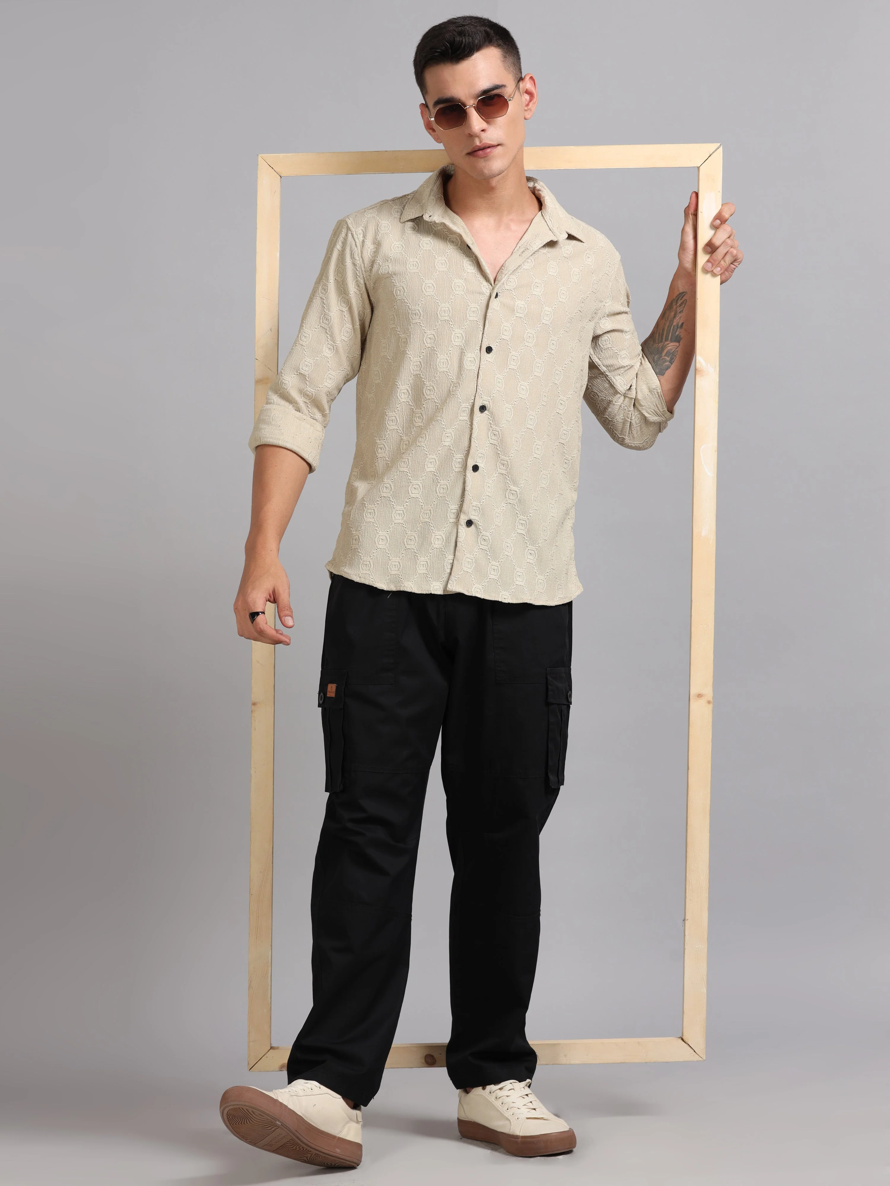Men Texlink Black Shirt - Image 6