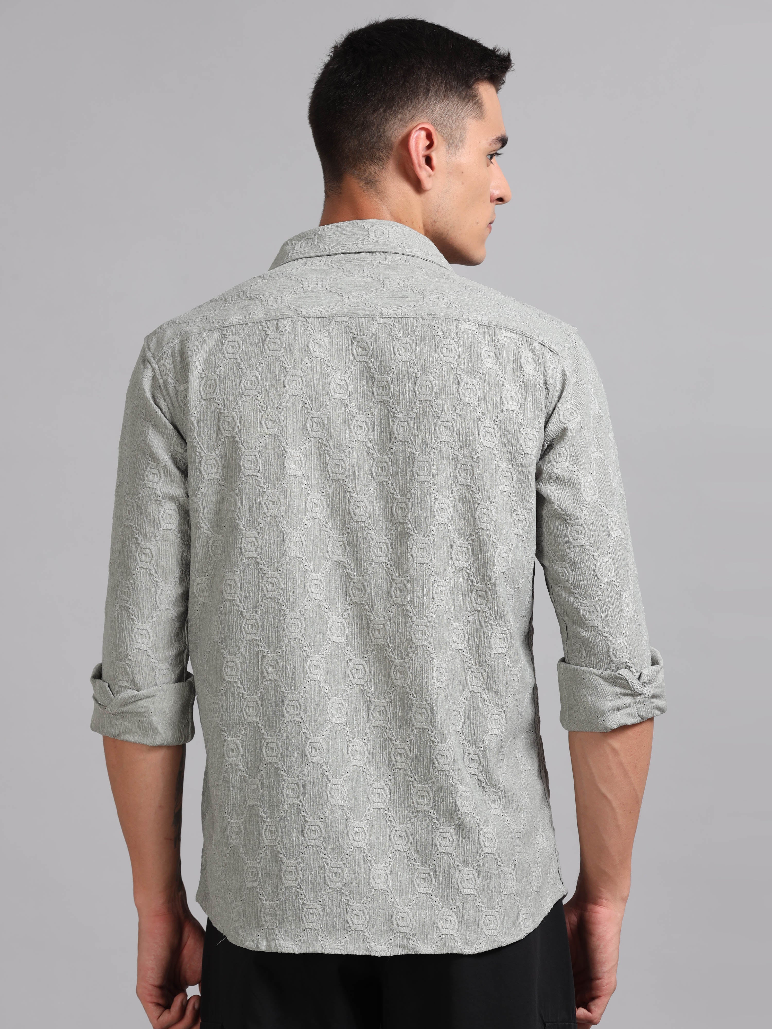 Men Texlink Grey Shirt - Image 2
