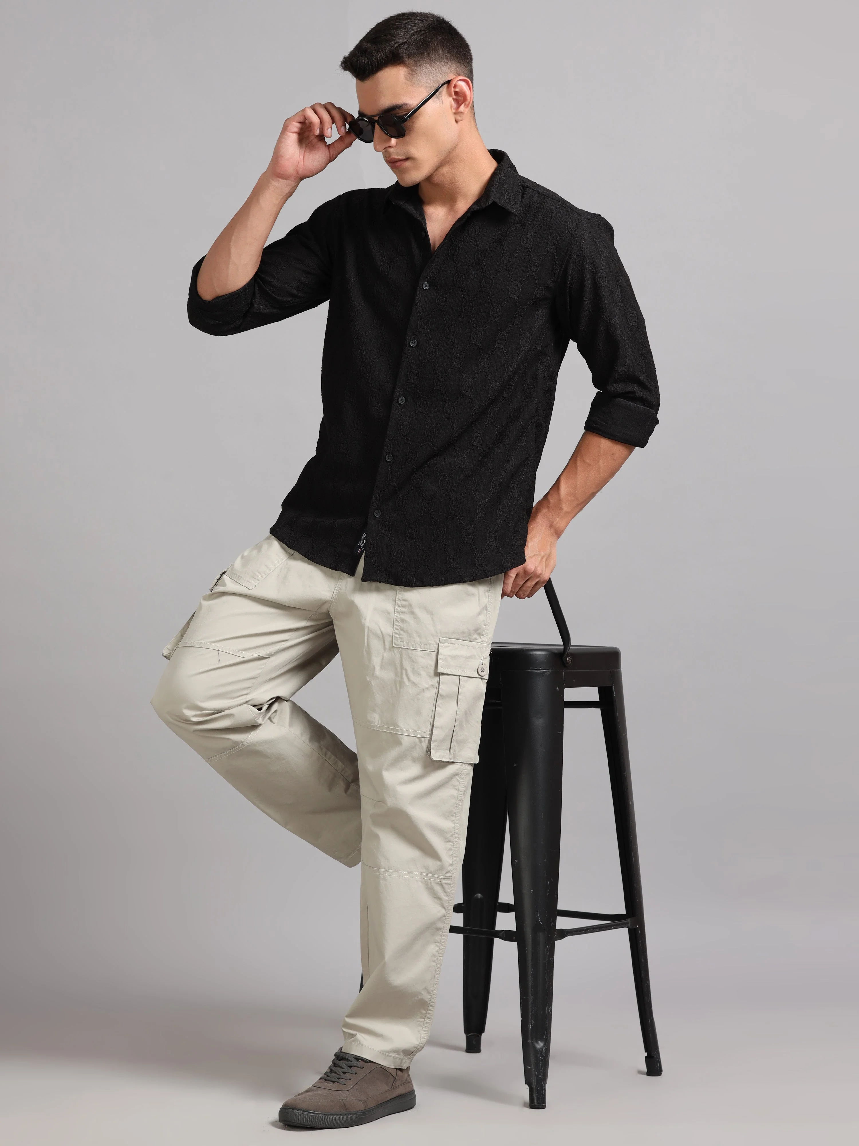 Men Texlink Grey Shirt - Image 6