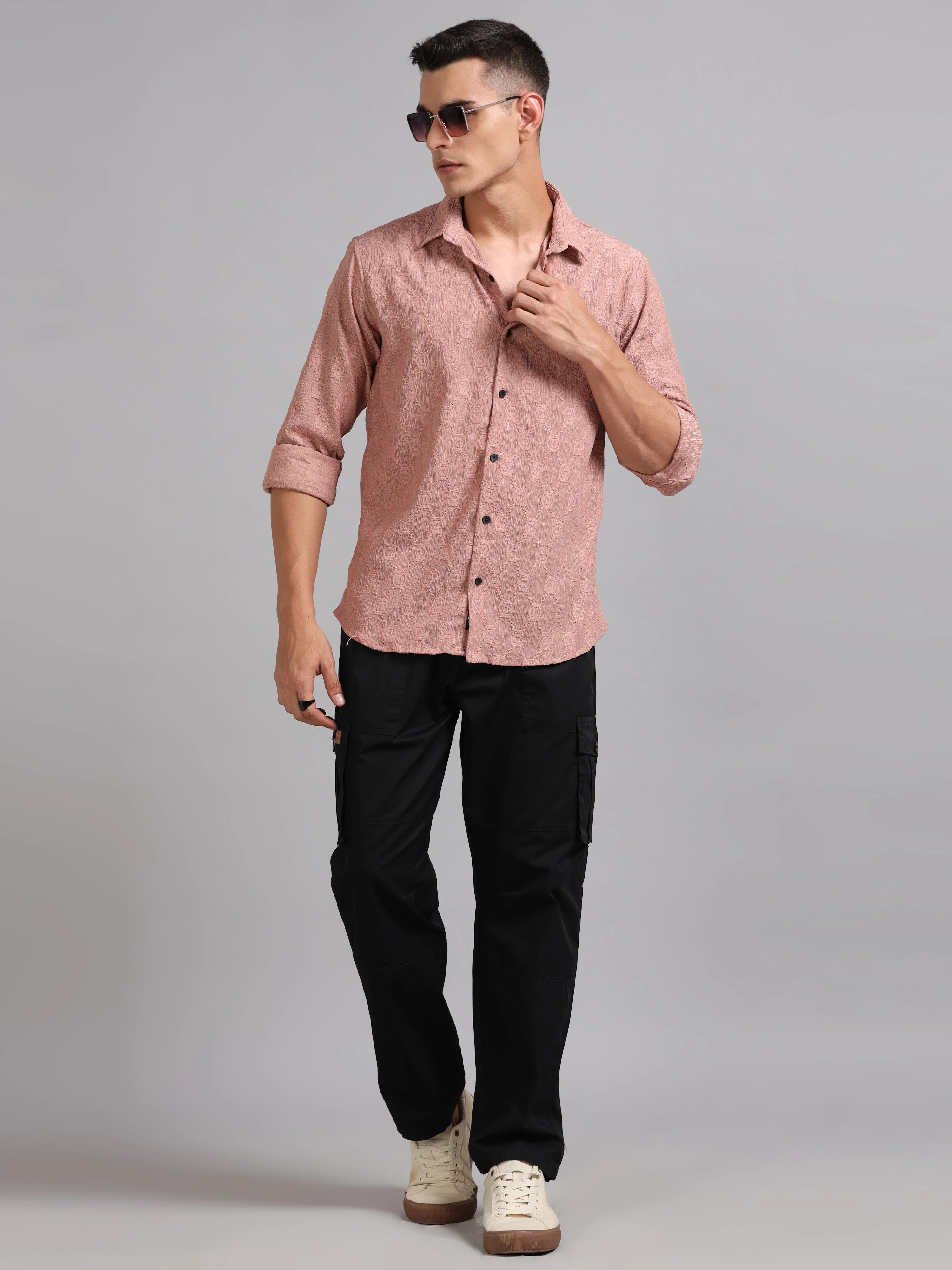 Men Texlink White Shirt - Image 6