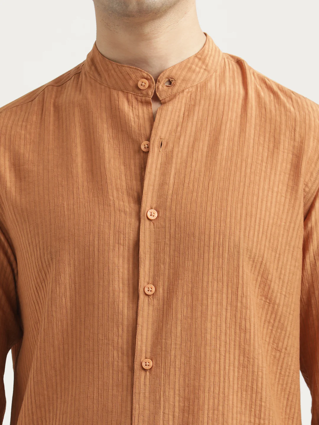 Men Textured Nylon Shirt - Image 5