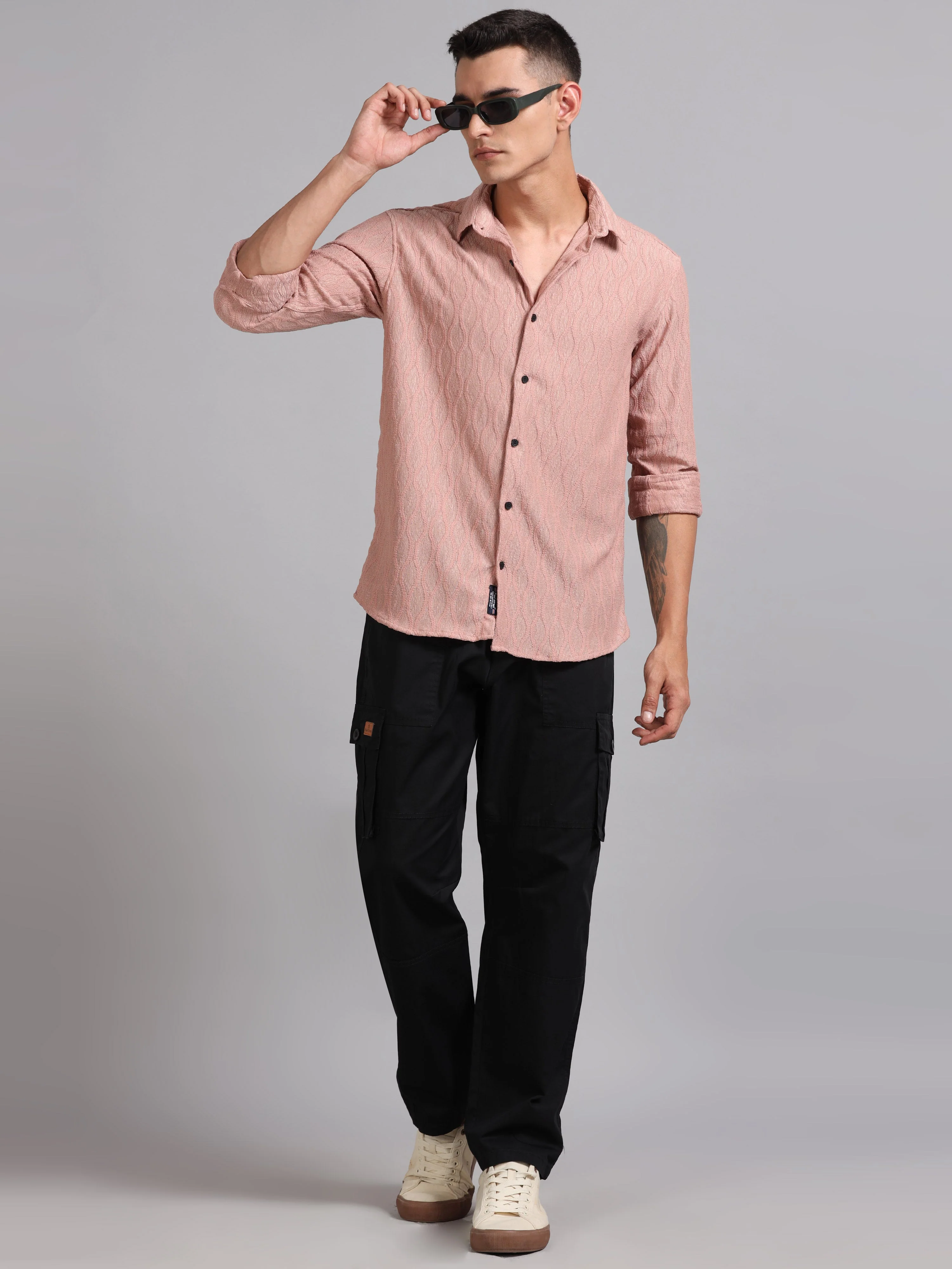 Men Texwave White Shirt - Image 6