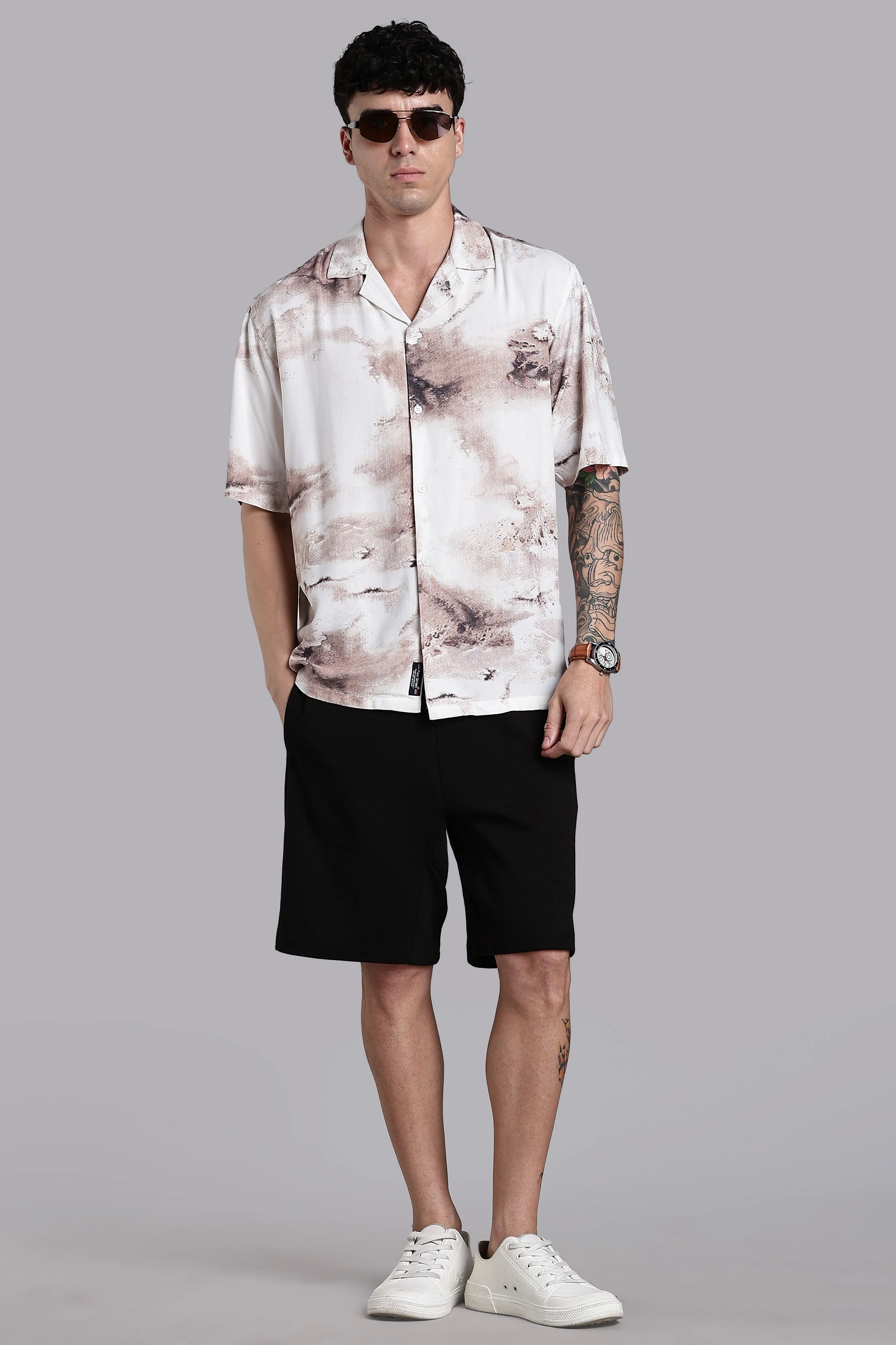 Men Tintor Green Printed Shirt - Image 6