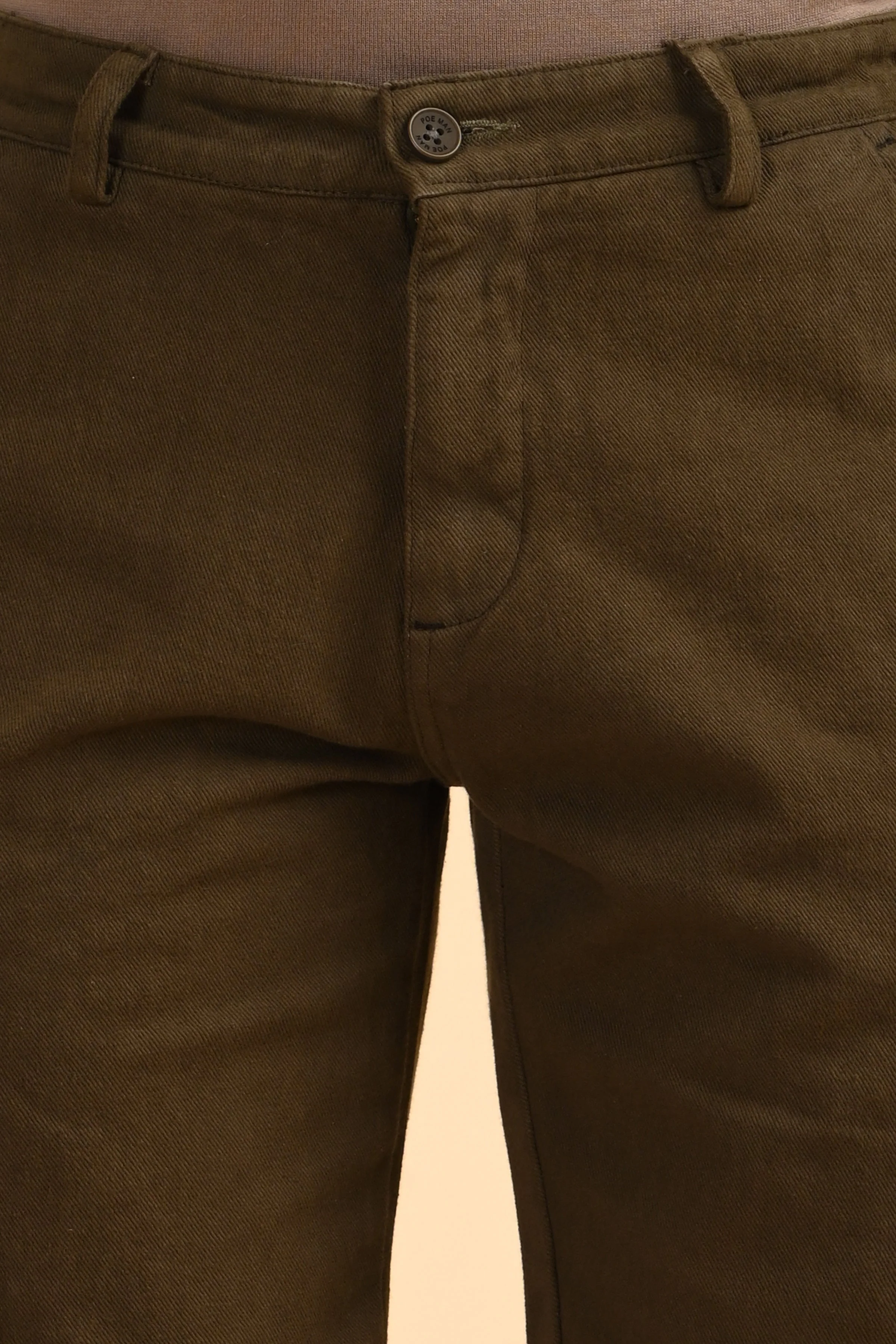 Men Tiptur Cotton Cargo Shorts Olive - Image 8