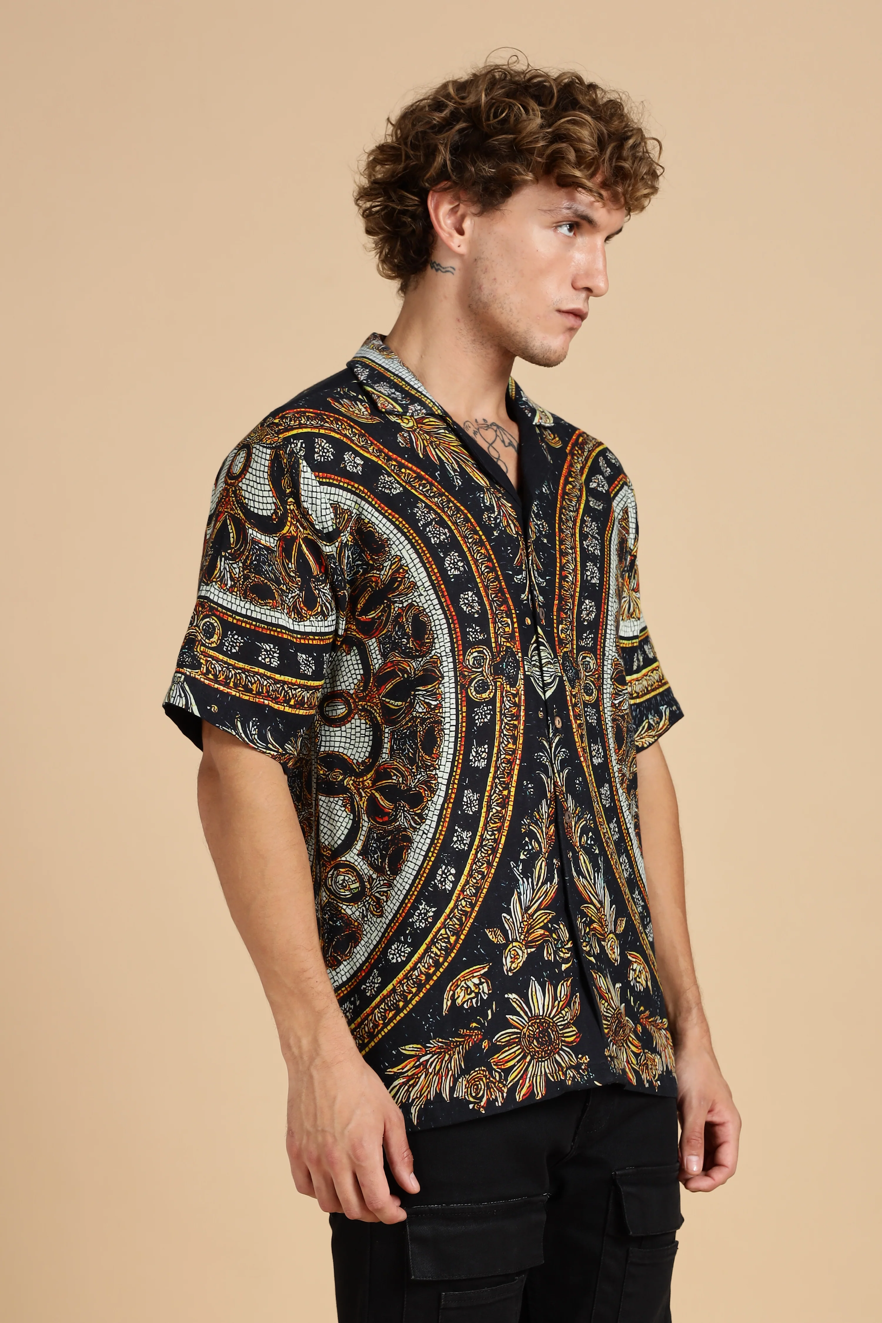 Men Topaz Gauge Cotton Shirt - Image 10