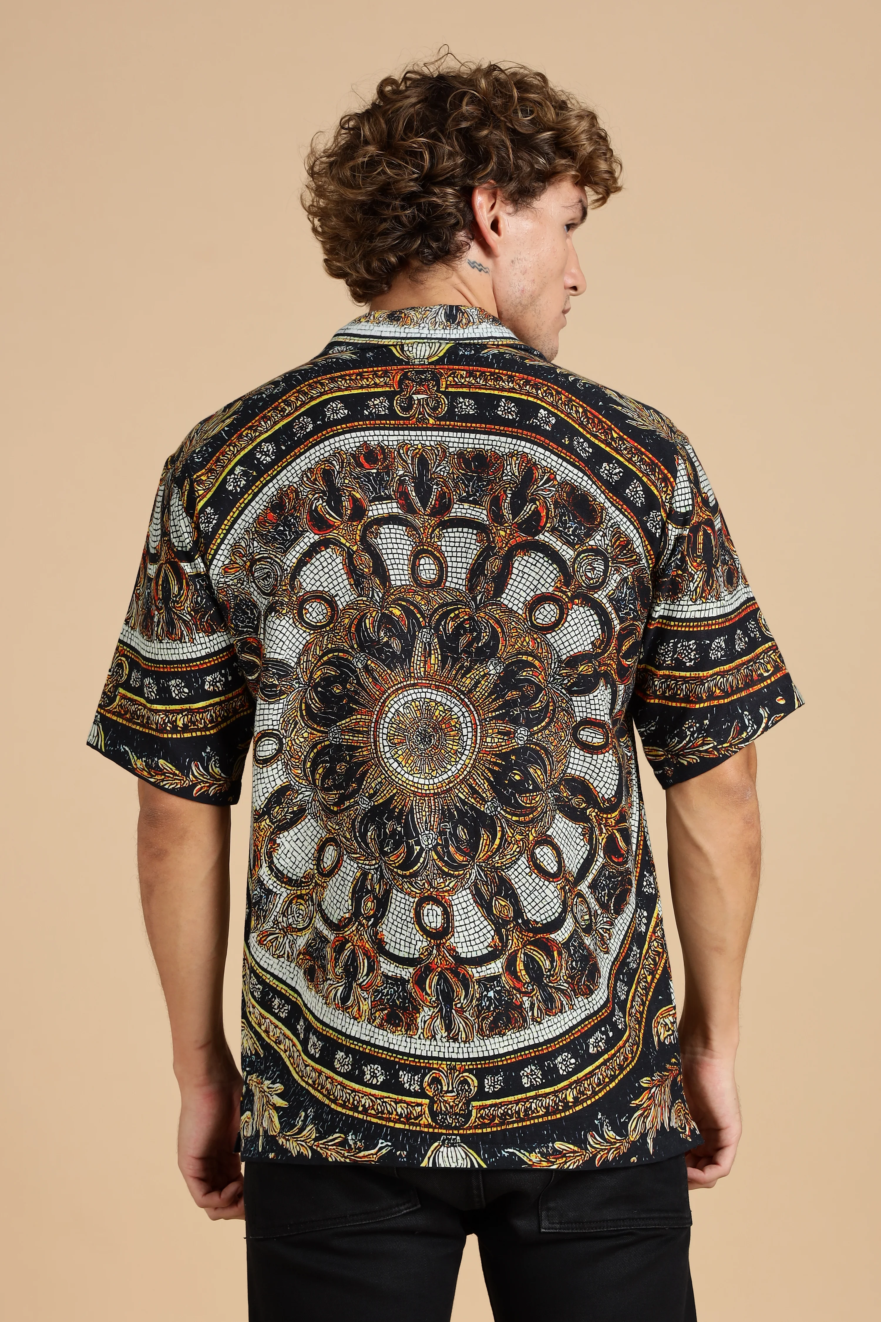 Men Topaz Gauge Cotton Shirt - Image 3