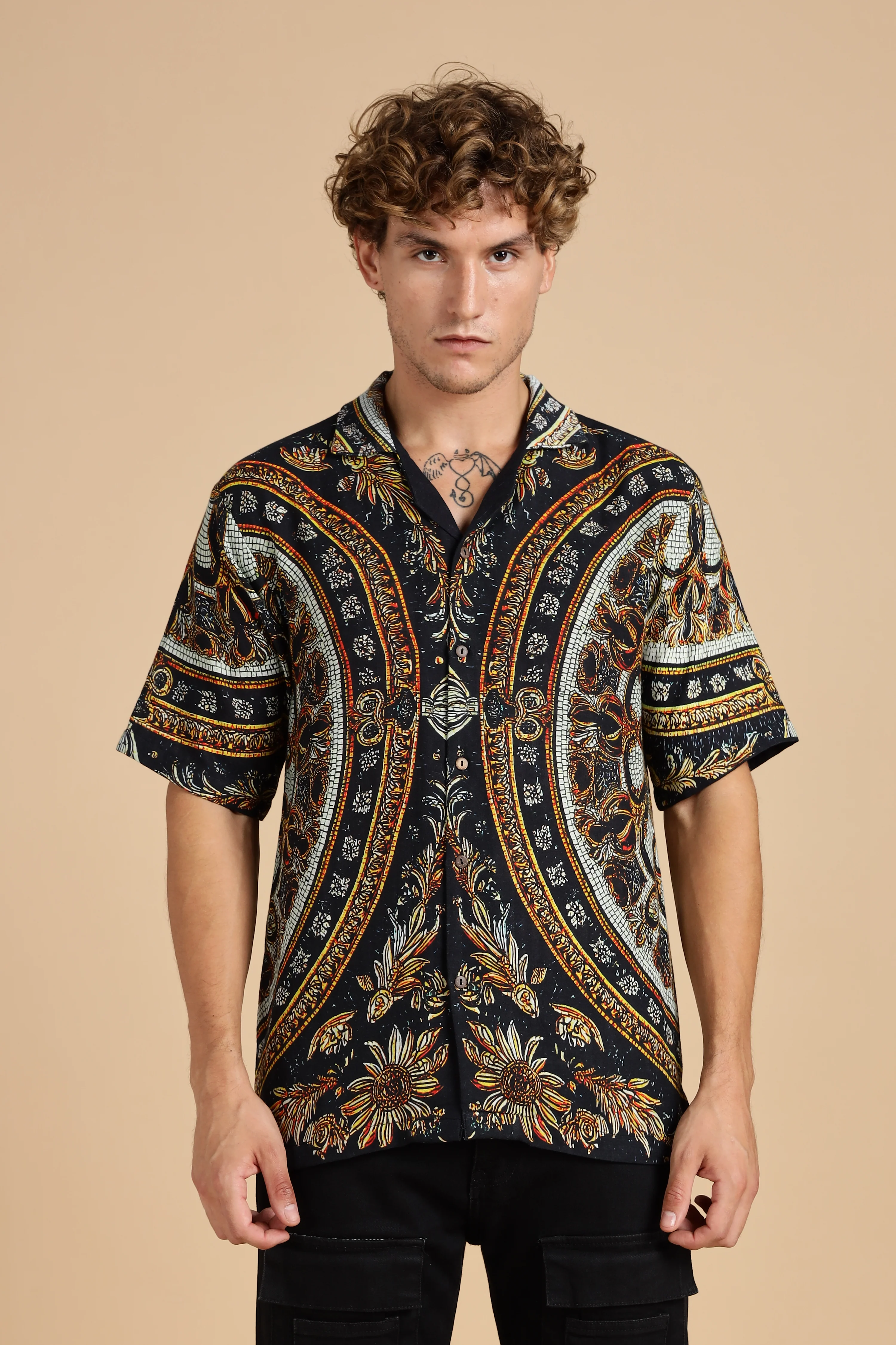 Men Topaz Gauge Cotton Shirt - Image 6
