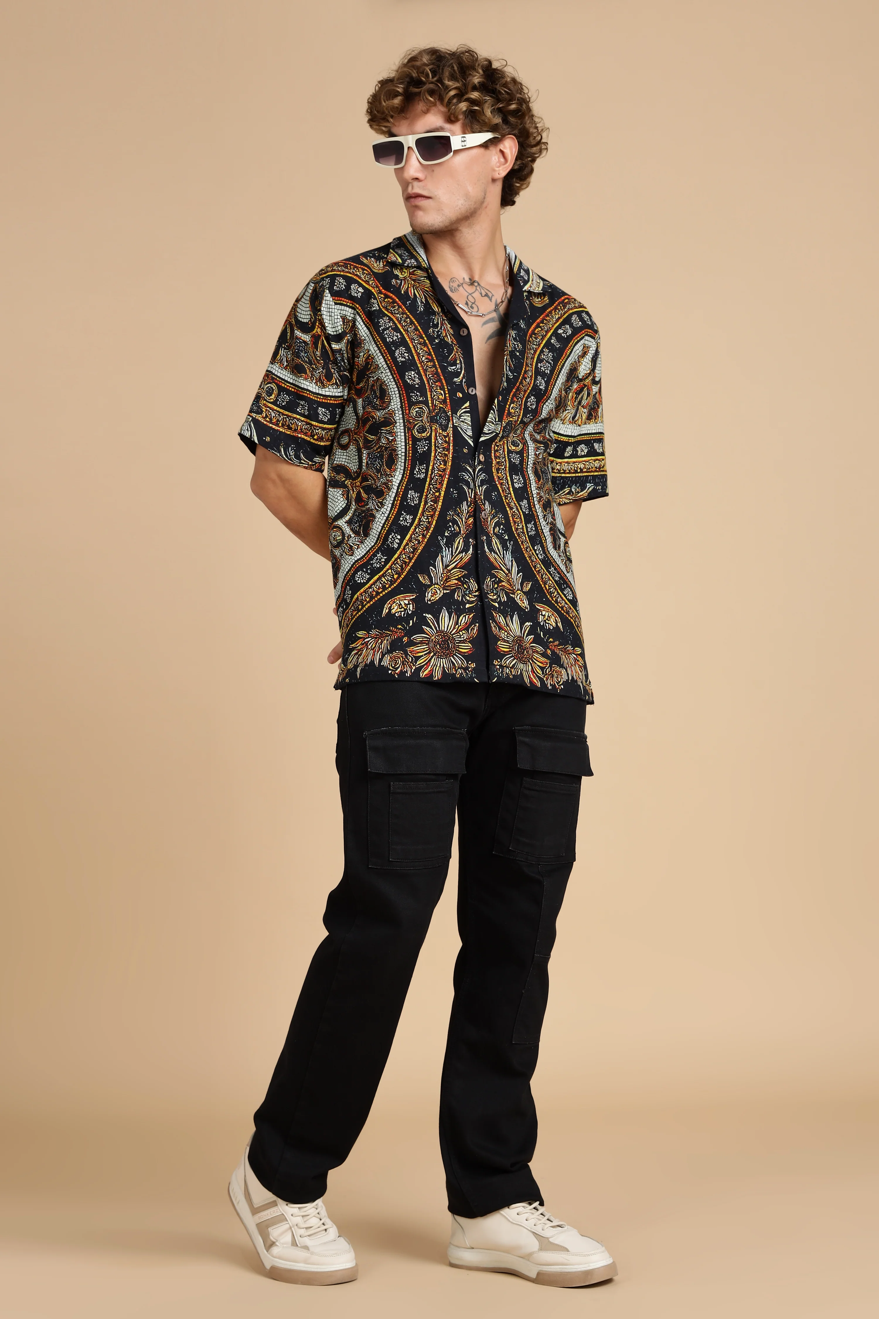 Men Topaz Gauge Cotton Shirt - Image 7
