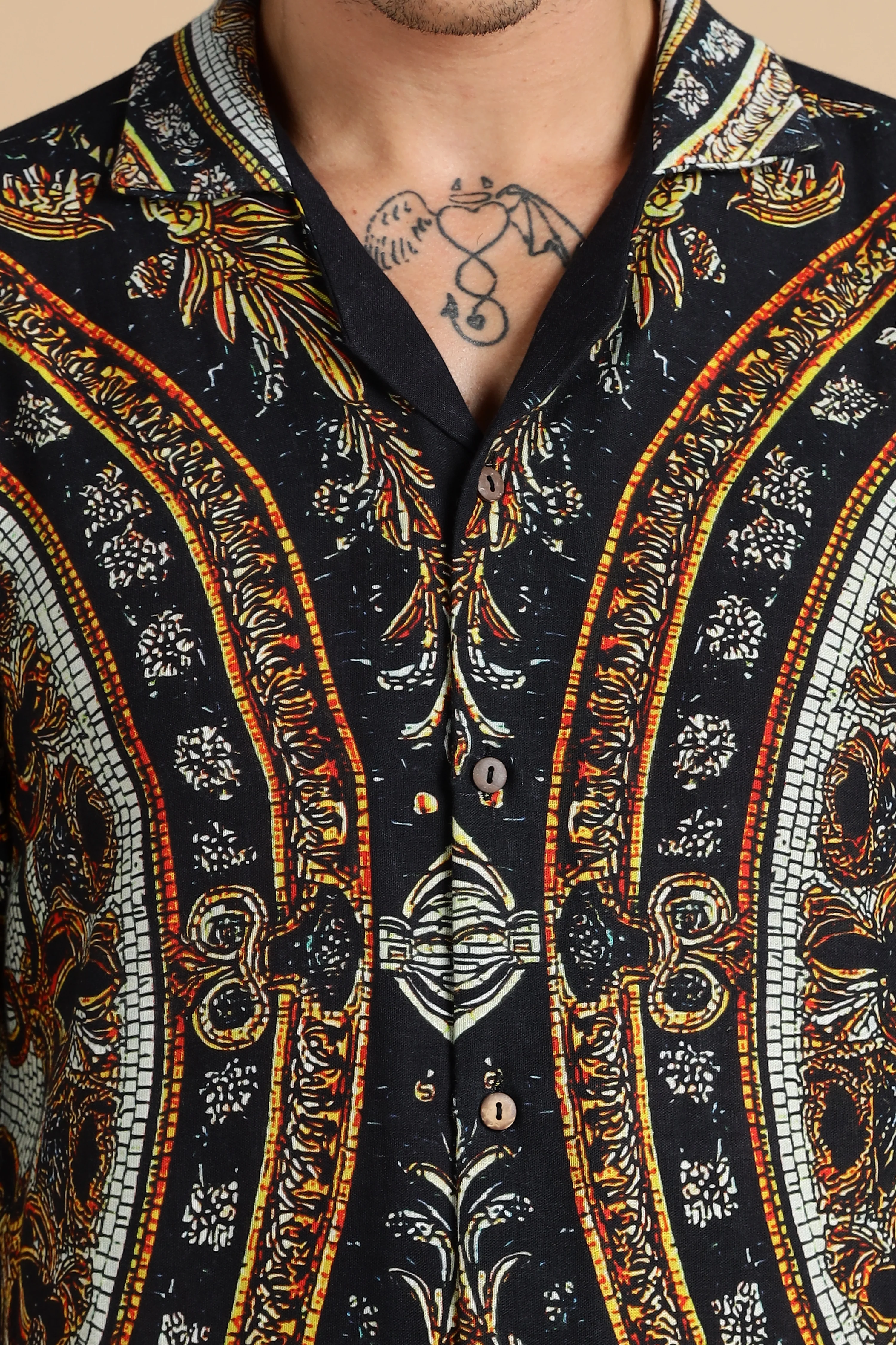 Men Topaz Gauge Cotton Shirt - Image 8