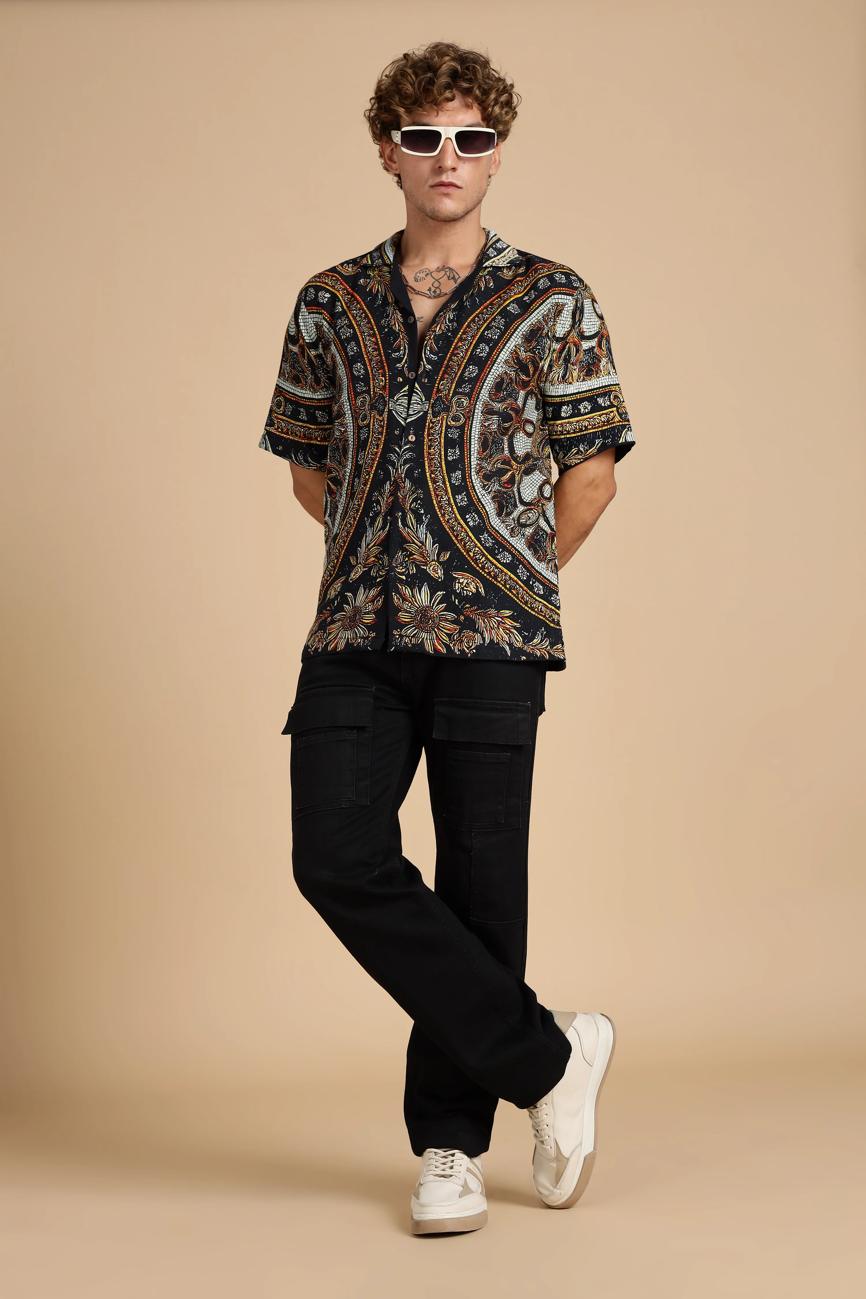 Men Topaz Gauge Cotton Shirt - Image 9