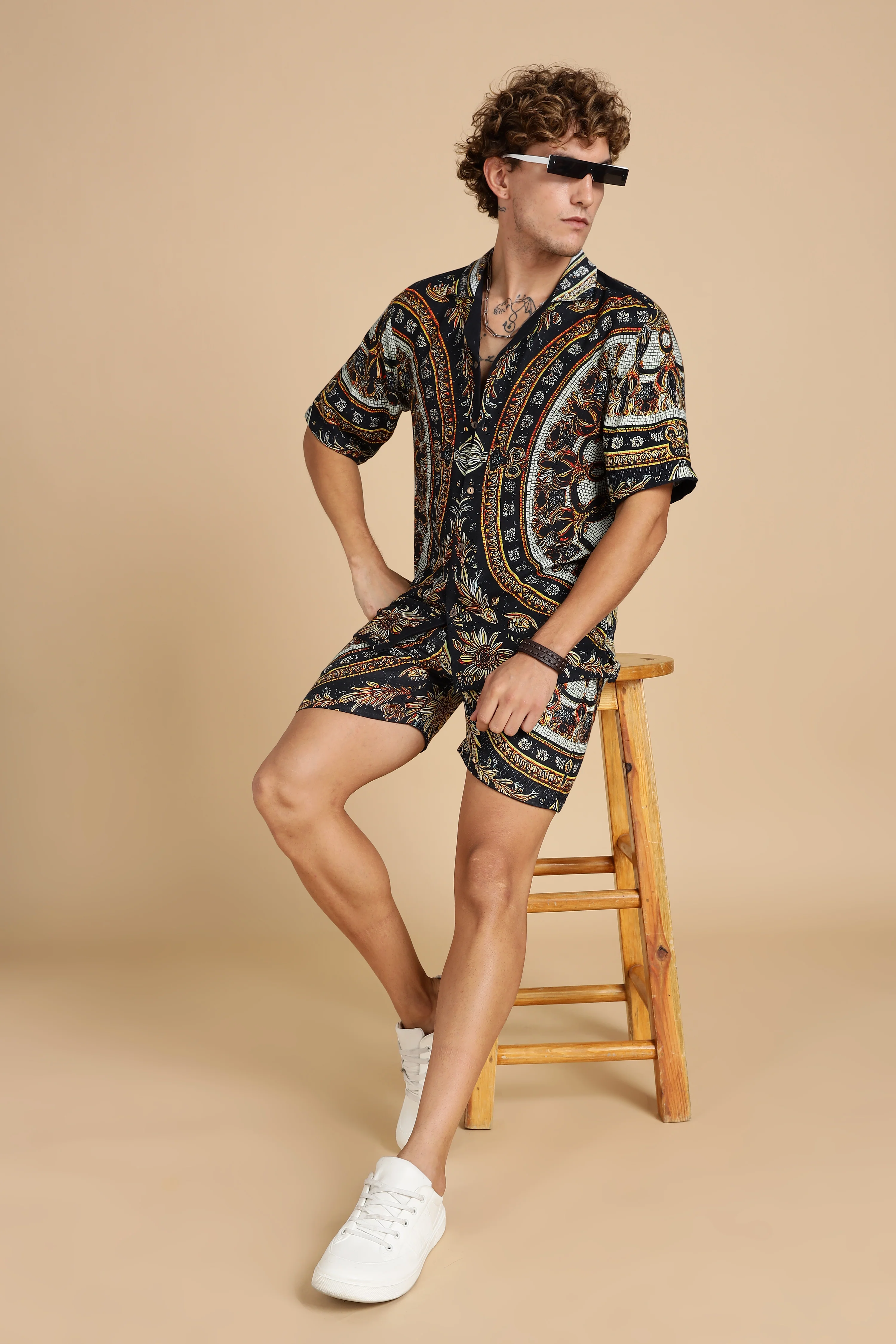Men Topaz Gauge Cotton Shorts - Image 5
