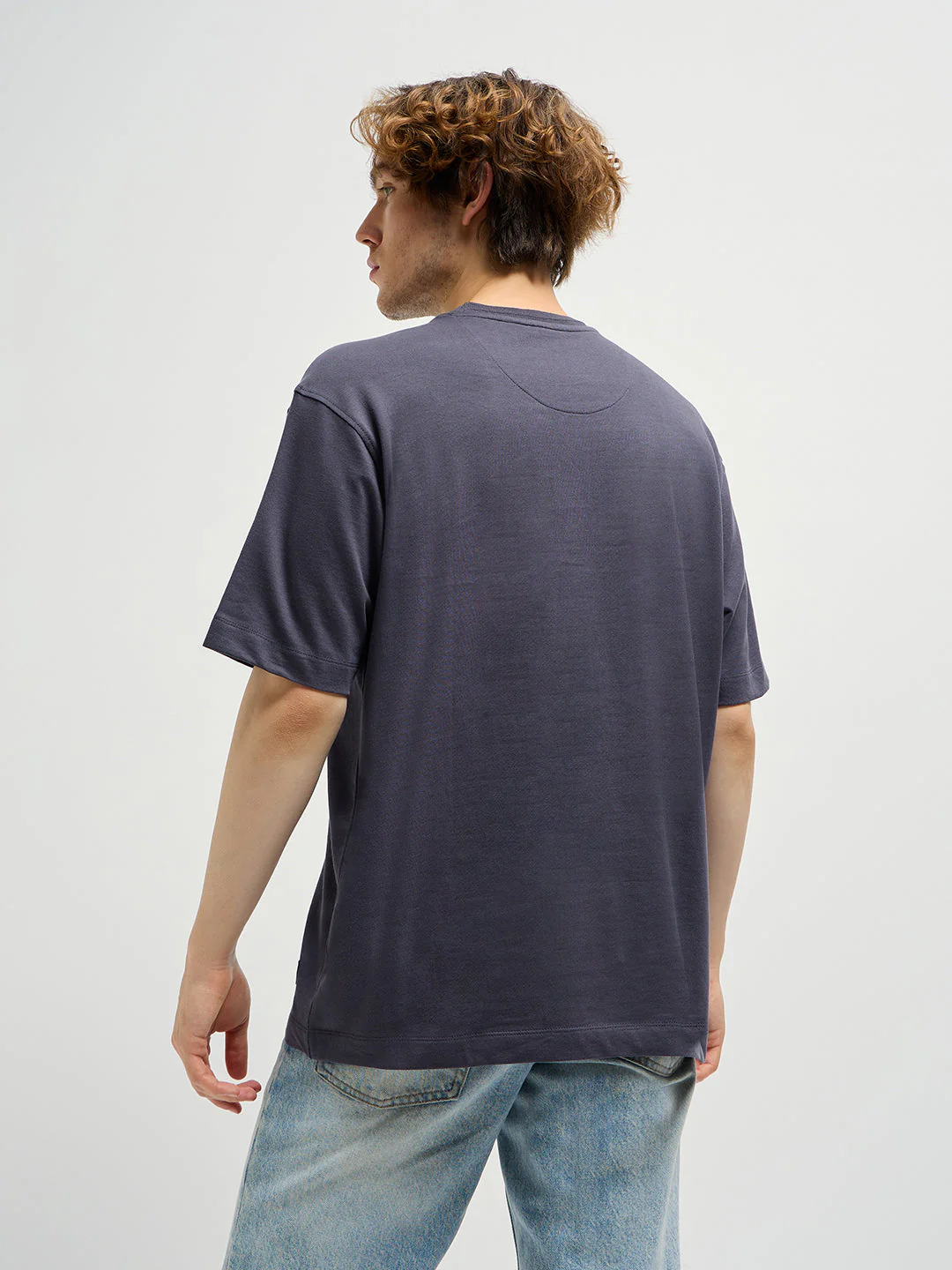 Men Trendy Oversized T-Shirt - Image 2