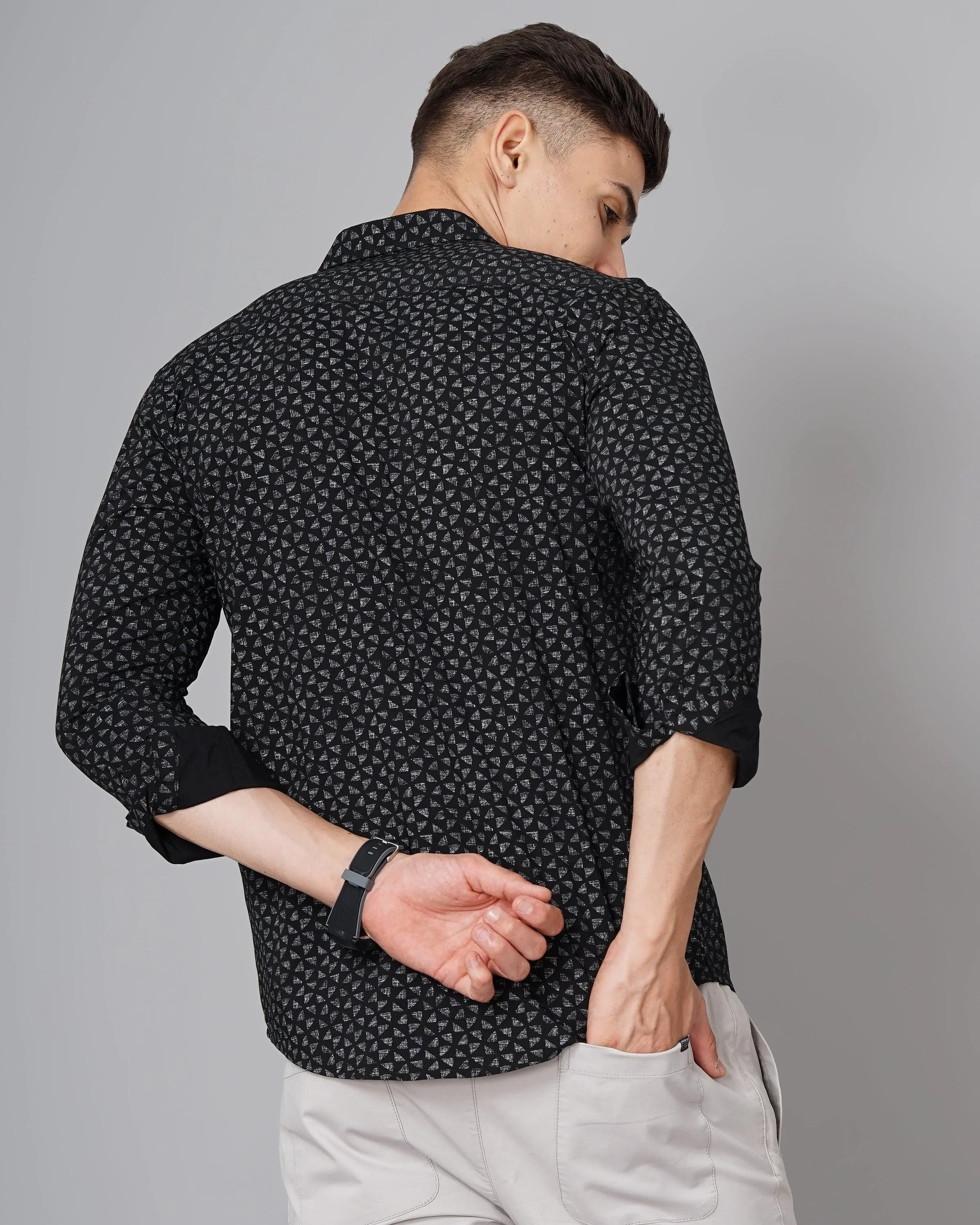 Men Triad Black Shirt - Image 2