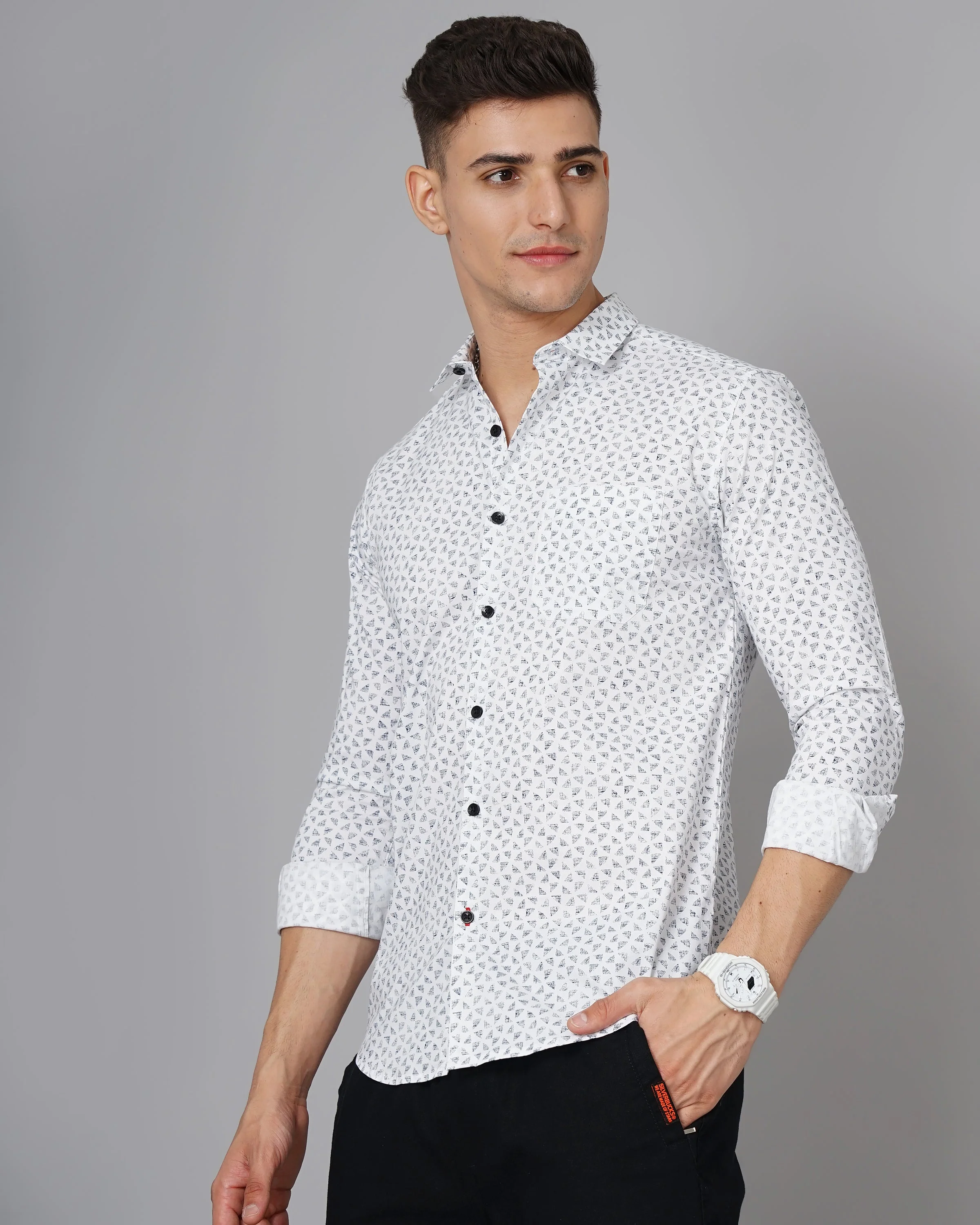 Men Triad White Shirt - Image 3