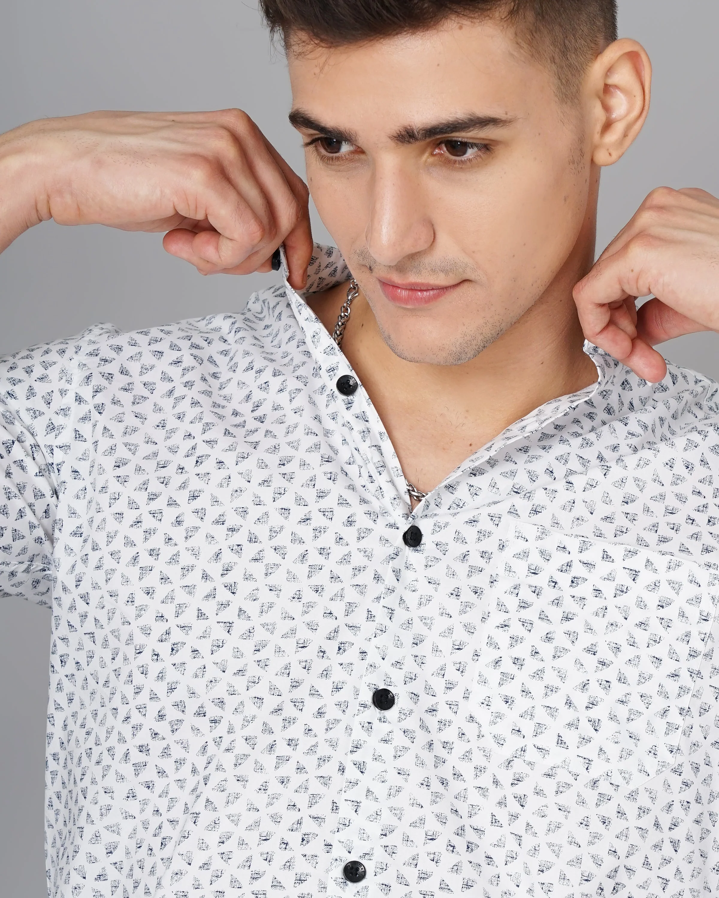 Men Triad White Shirt - Image 4