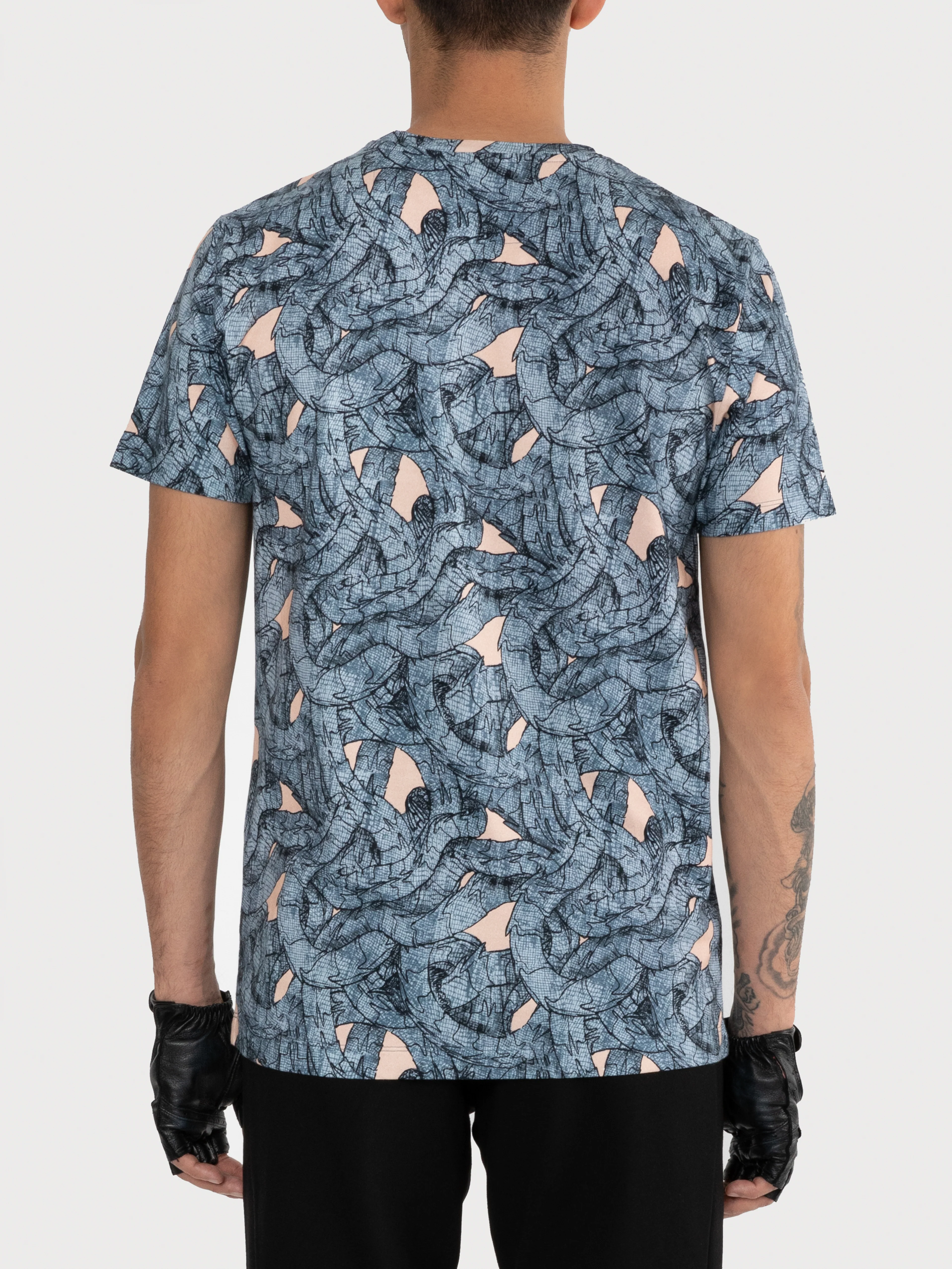 Men Twisted Dragon Tee - Image 3