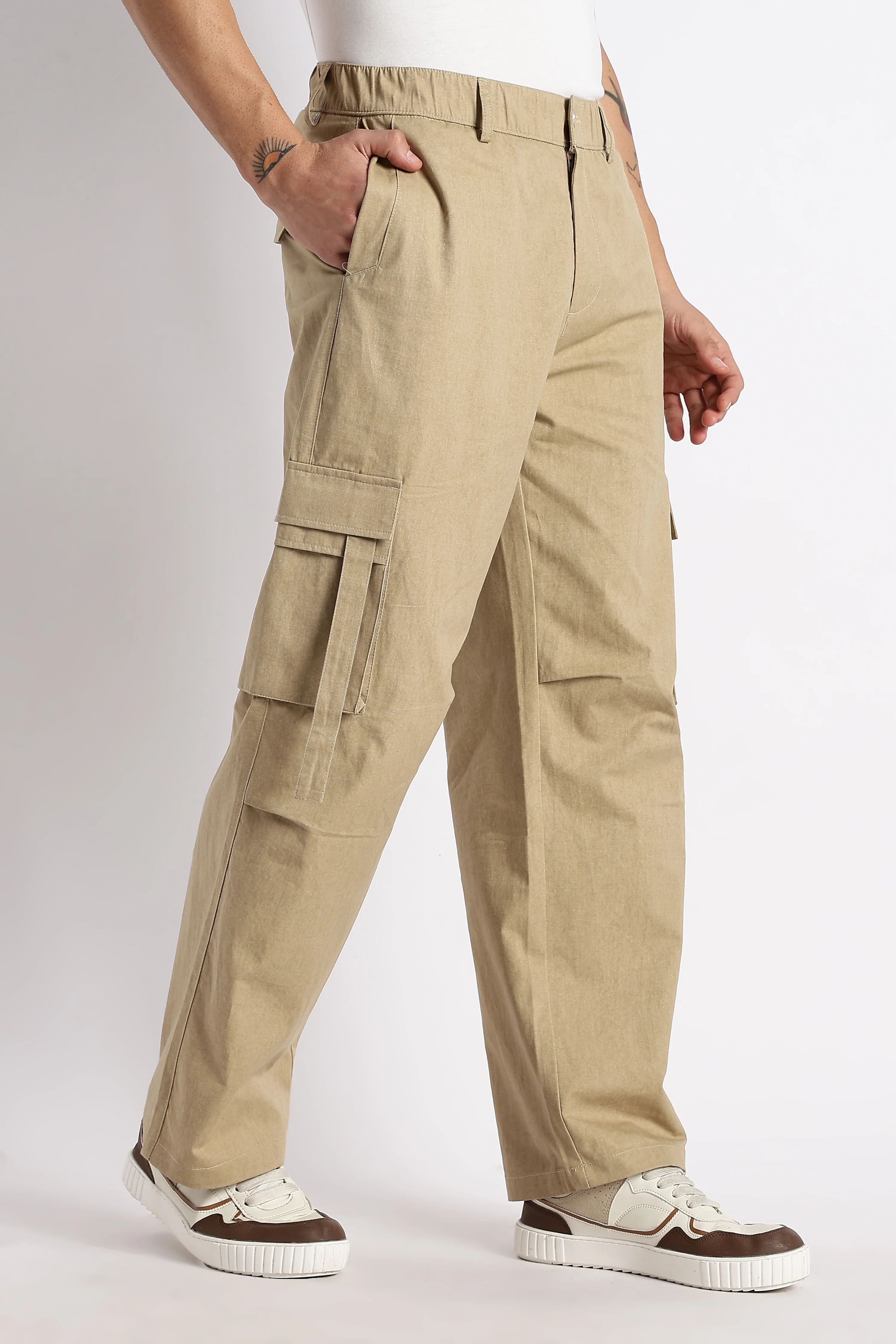 Men Urban Multi-Pocket Utility Bottoms