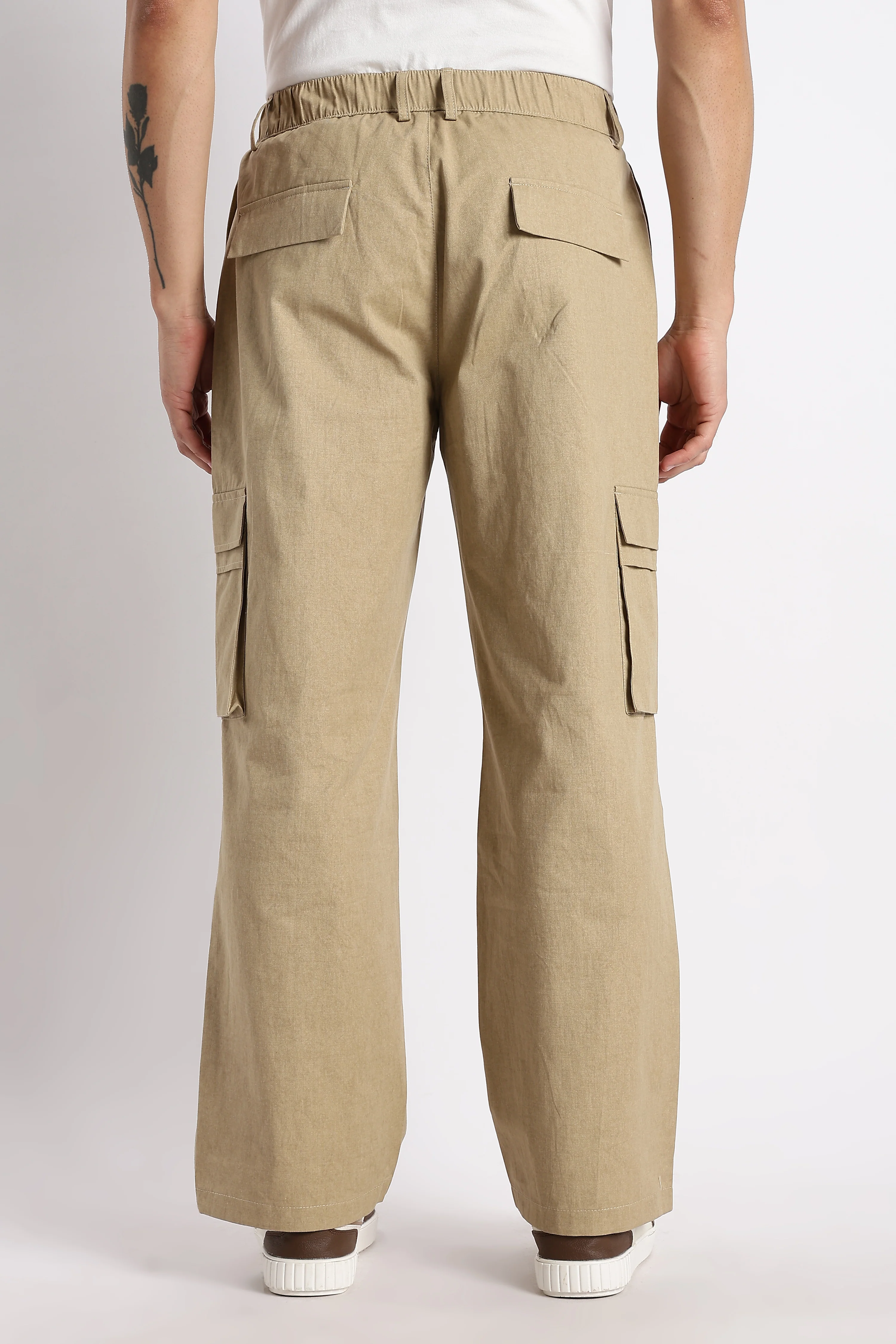 Men Urban Multi-Pocket Utility Bottoms - Image 12