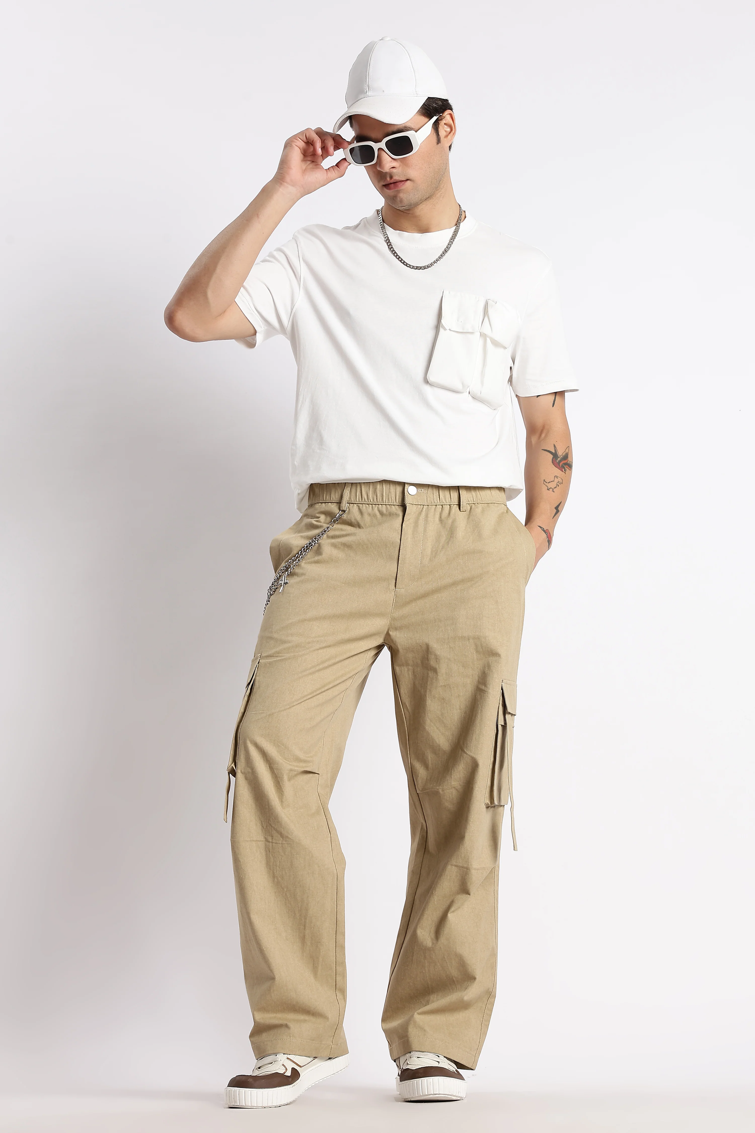 Men Urban Multi-Pocket Utility Bottoms - Image 4