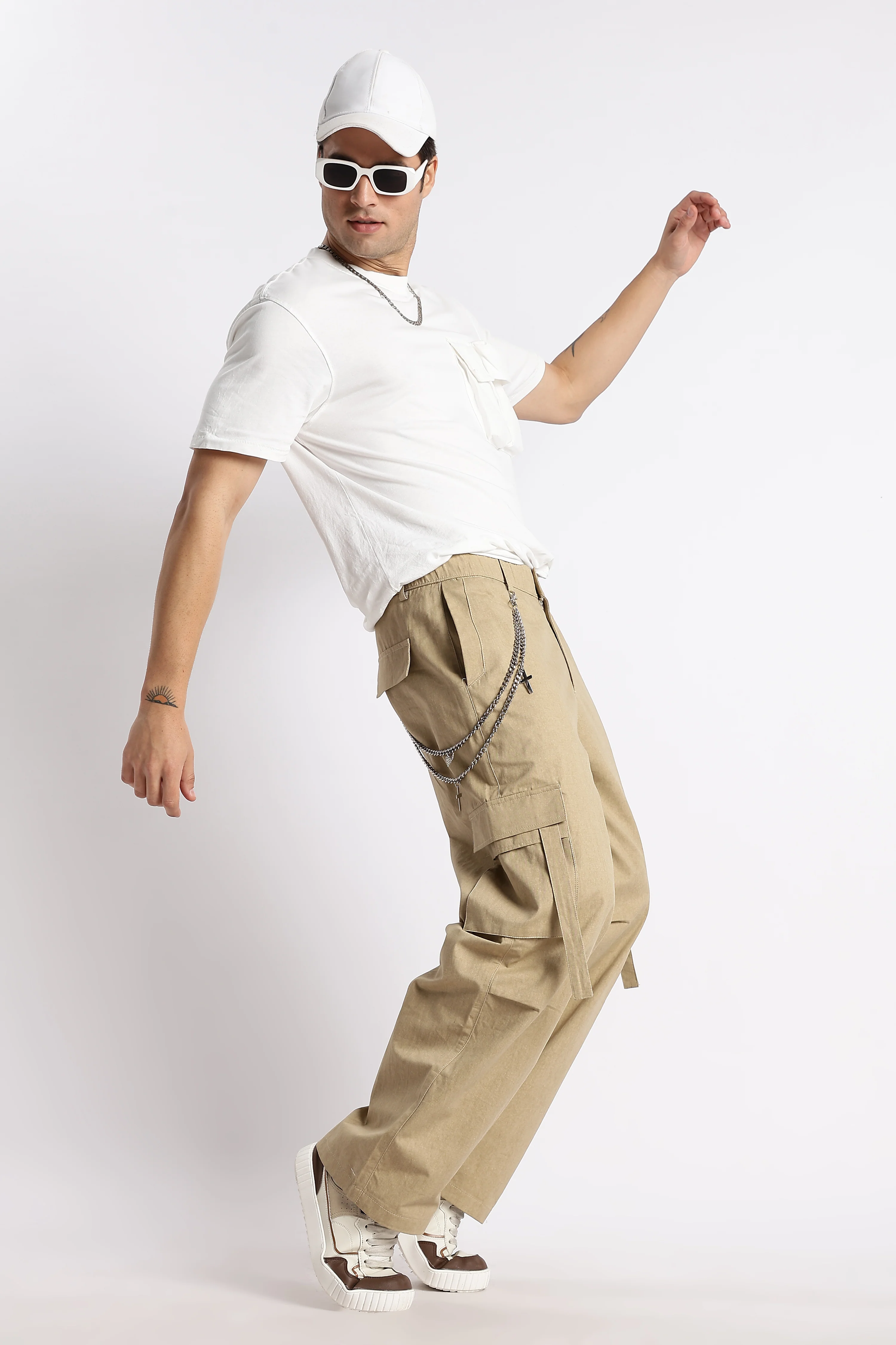 Men Urban Multi-Pocket Utility Bottoms - Image 5