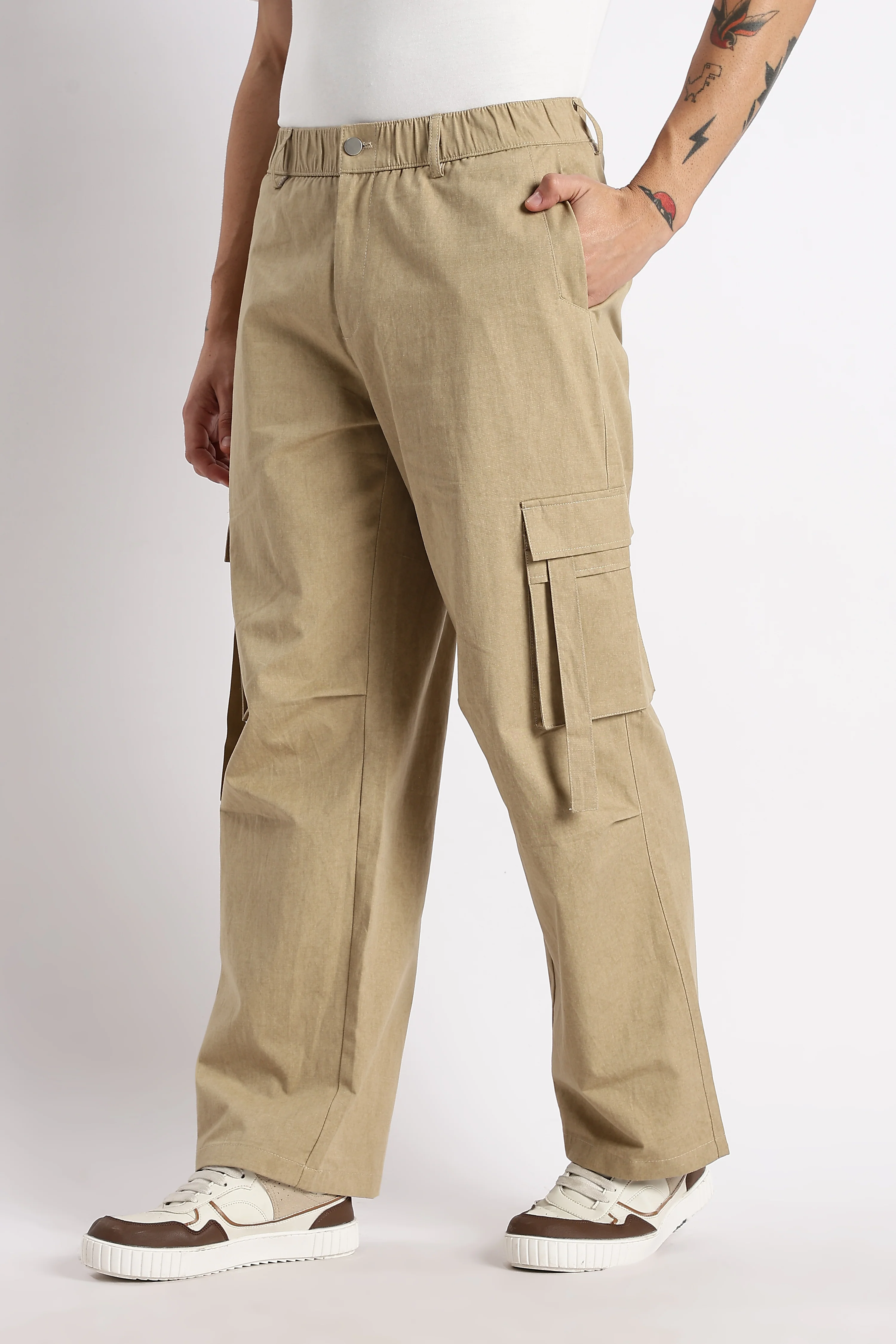 Men Urban Multi-Pocket Utility Bottoms - Image 8
