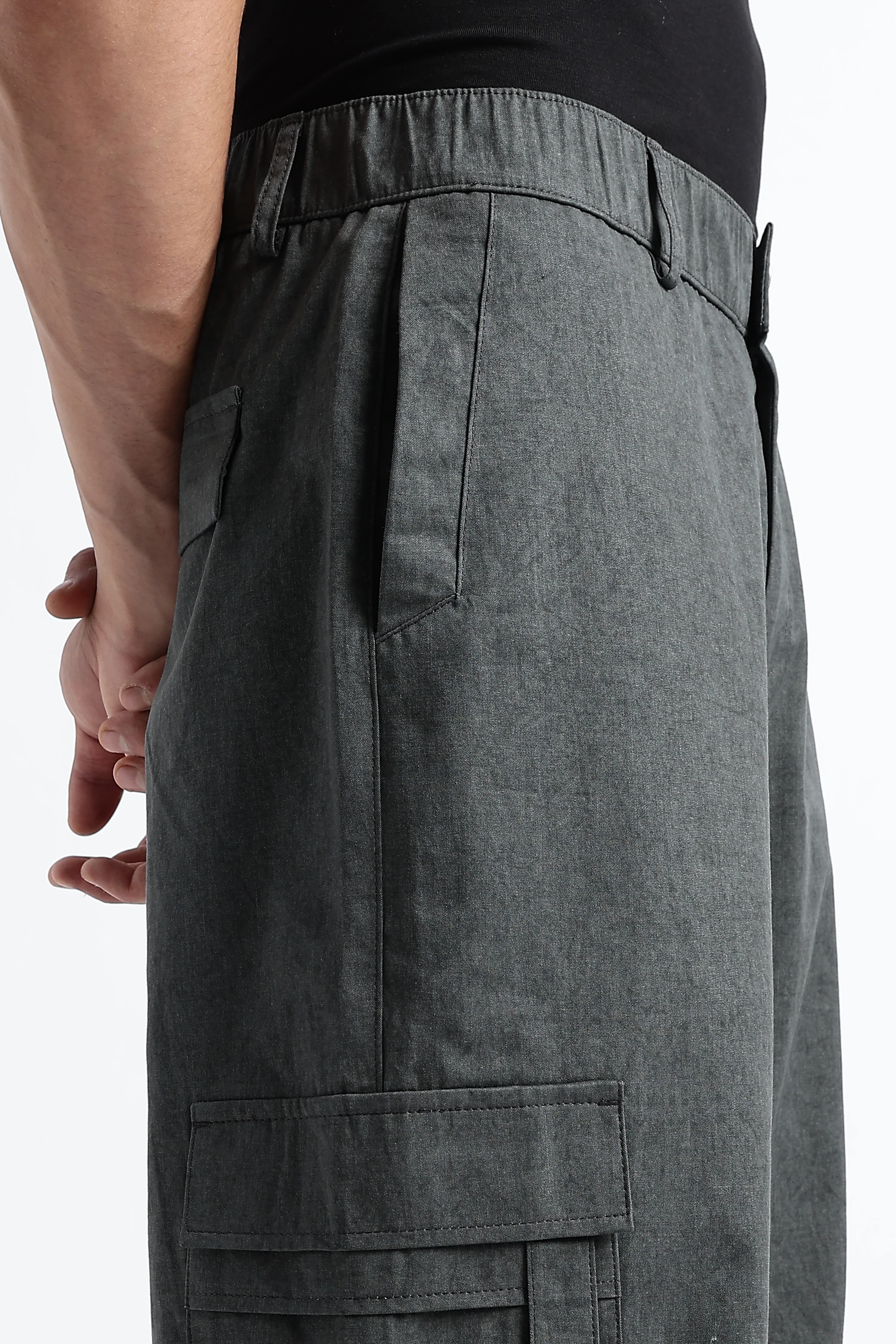 Men Urban Multi-Pocket Utility Bottoms - Image 7
