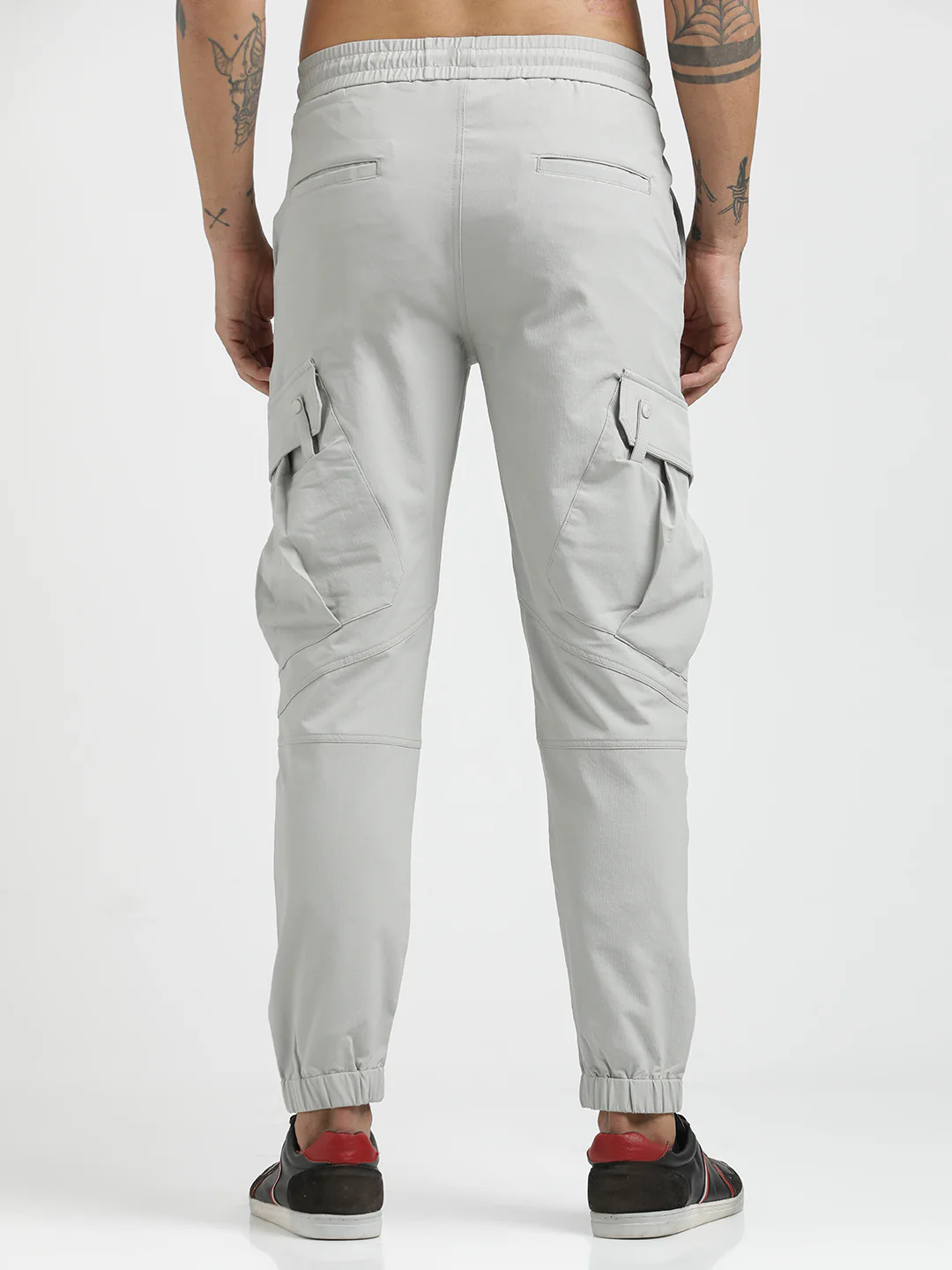 Men Utility Trousers with Elastic Edges - Image 3