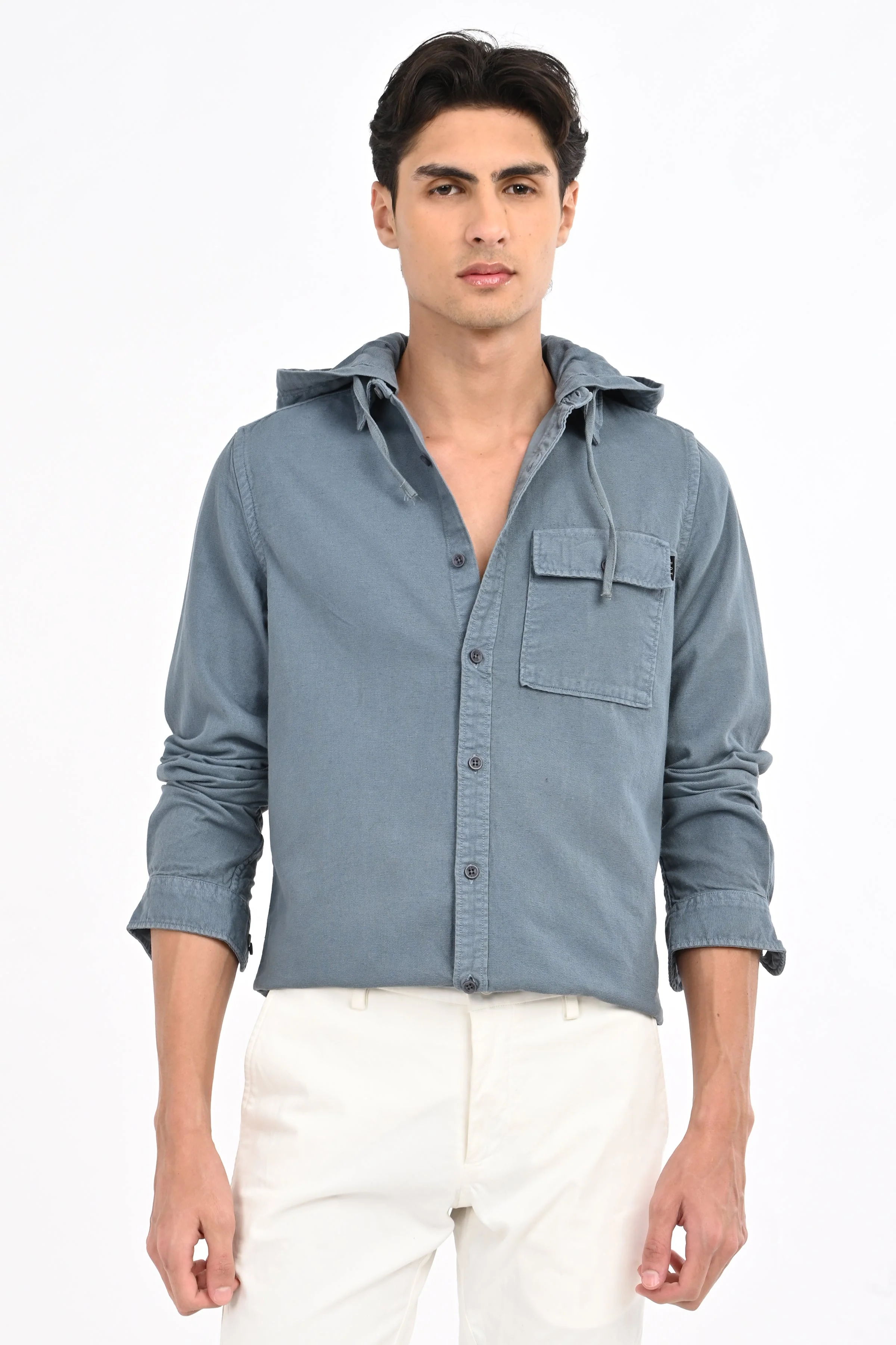 Men Vampir Hooded Shirt - Image 3