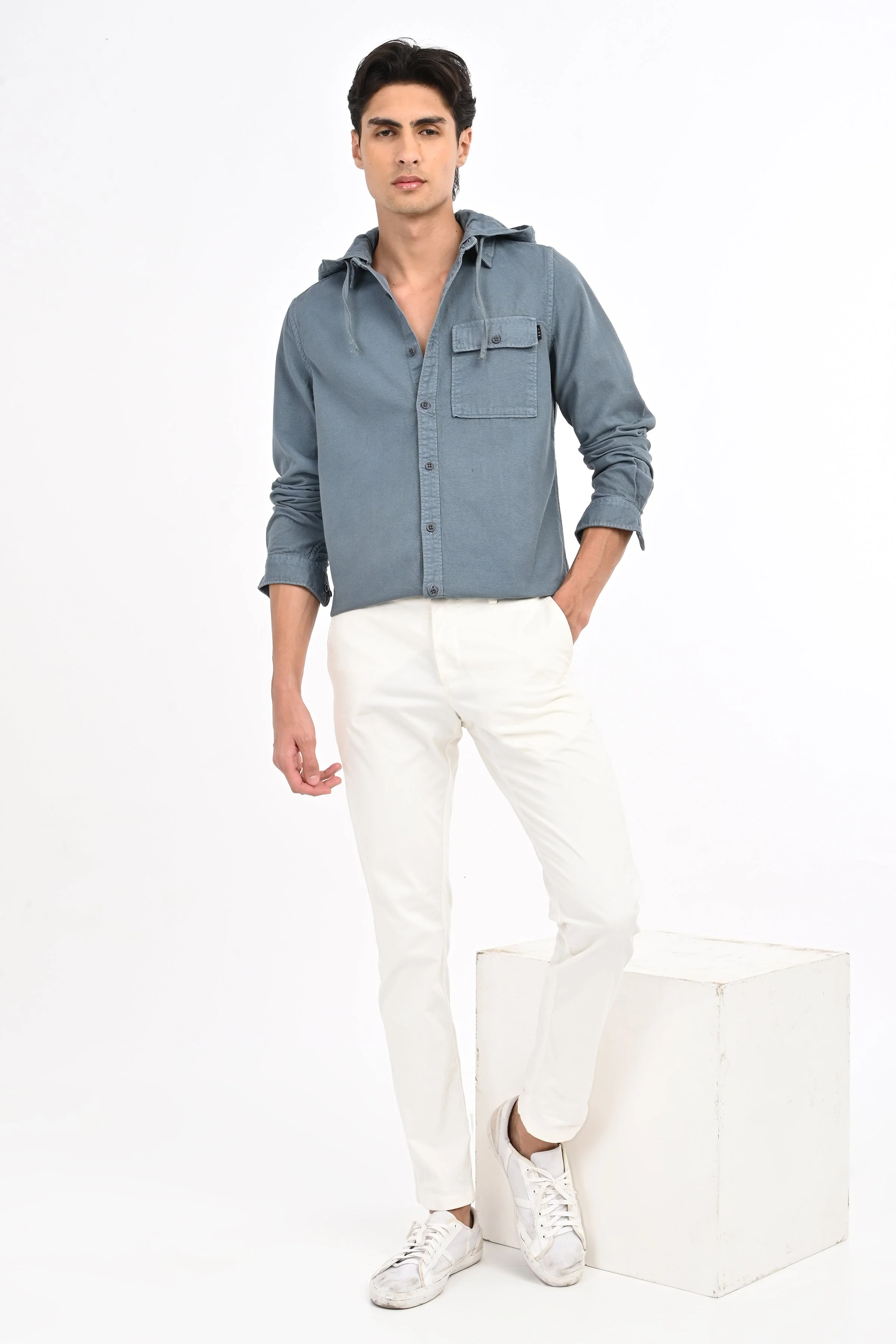 Men Vampir Hooded Shirt - Image 4