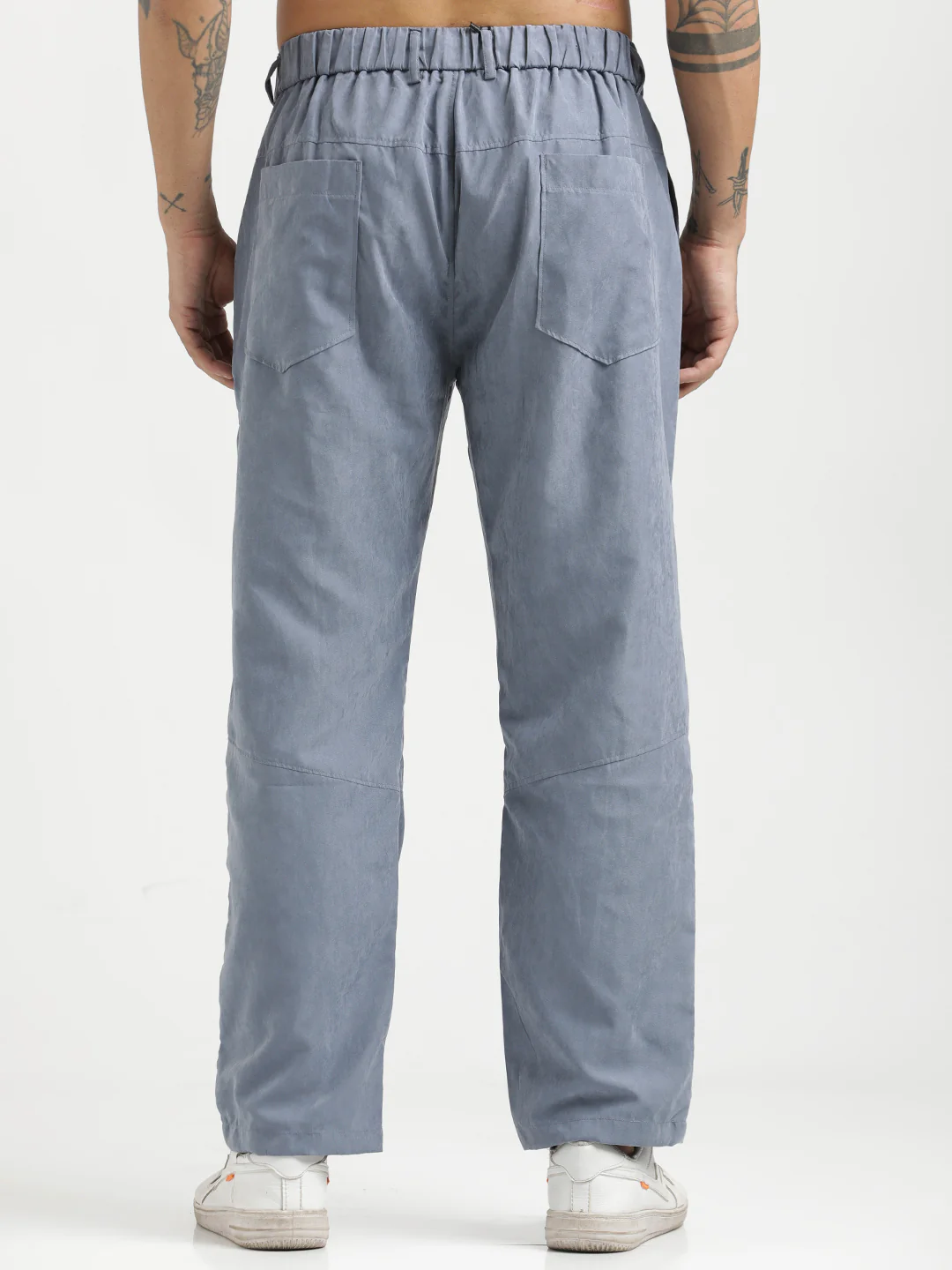 Men  Velvet Cargo Trousers - Image 2