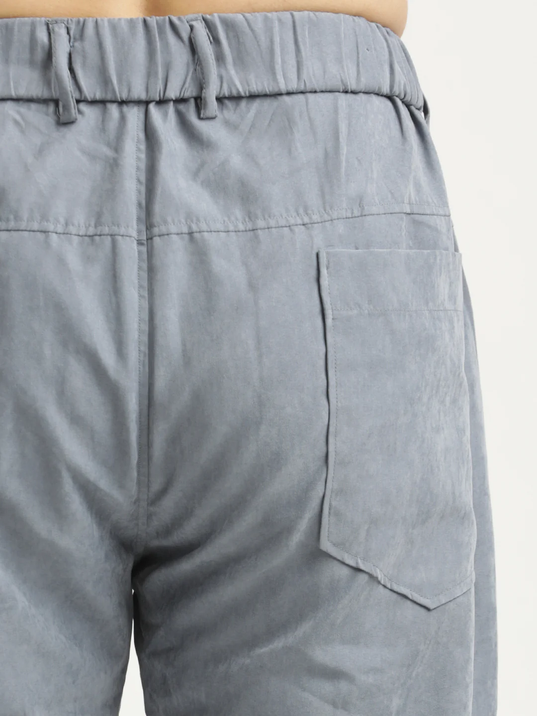 Men  Velvet Cargo Trousers - Image 6