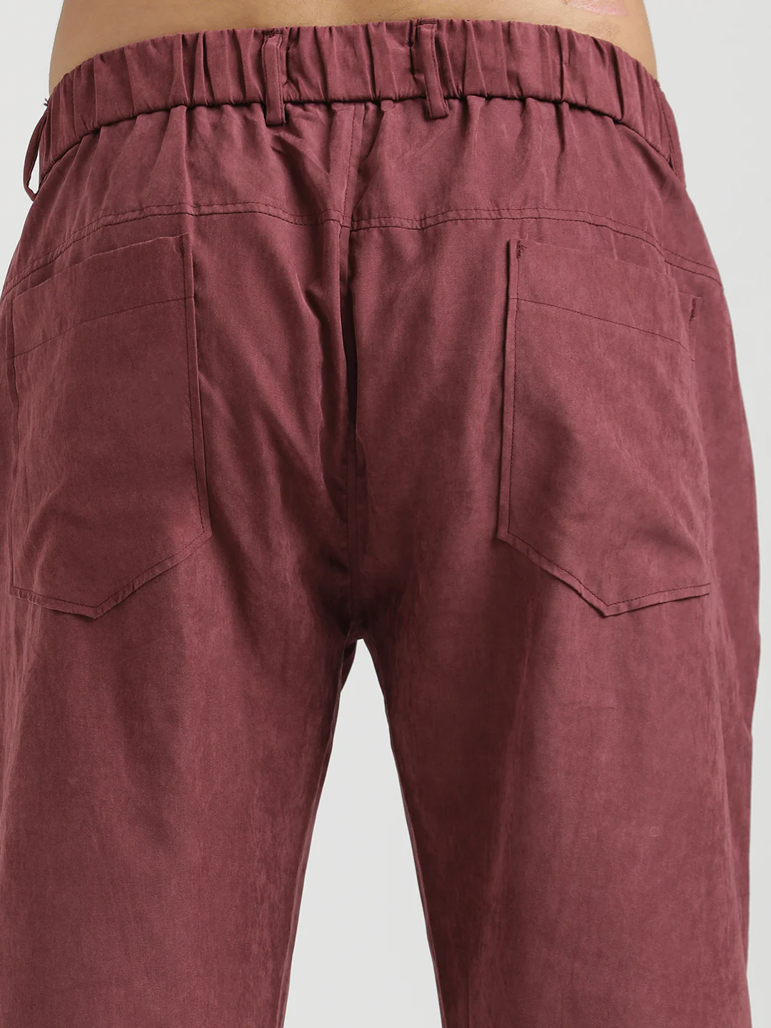 Men Velvet Cargo Trousers - Image 3