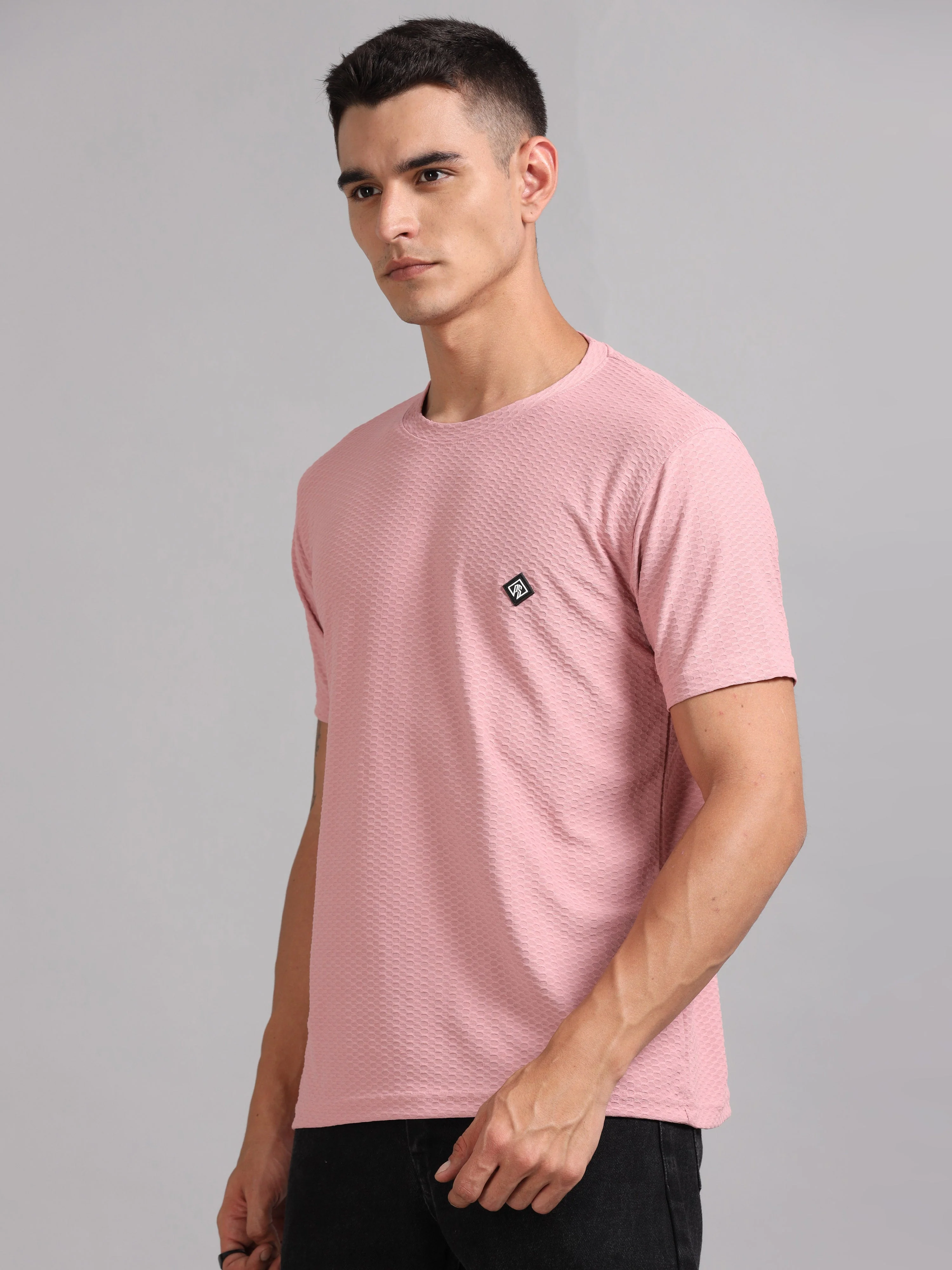 Men Whirl Tex Pink T-Shirt - Image 6