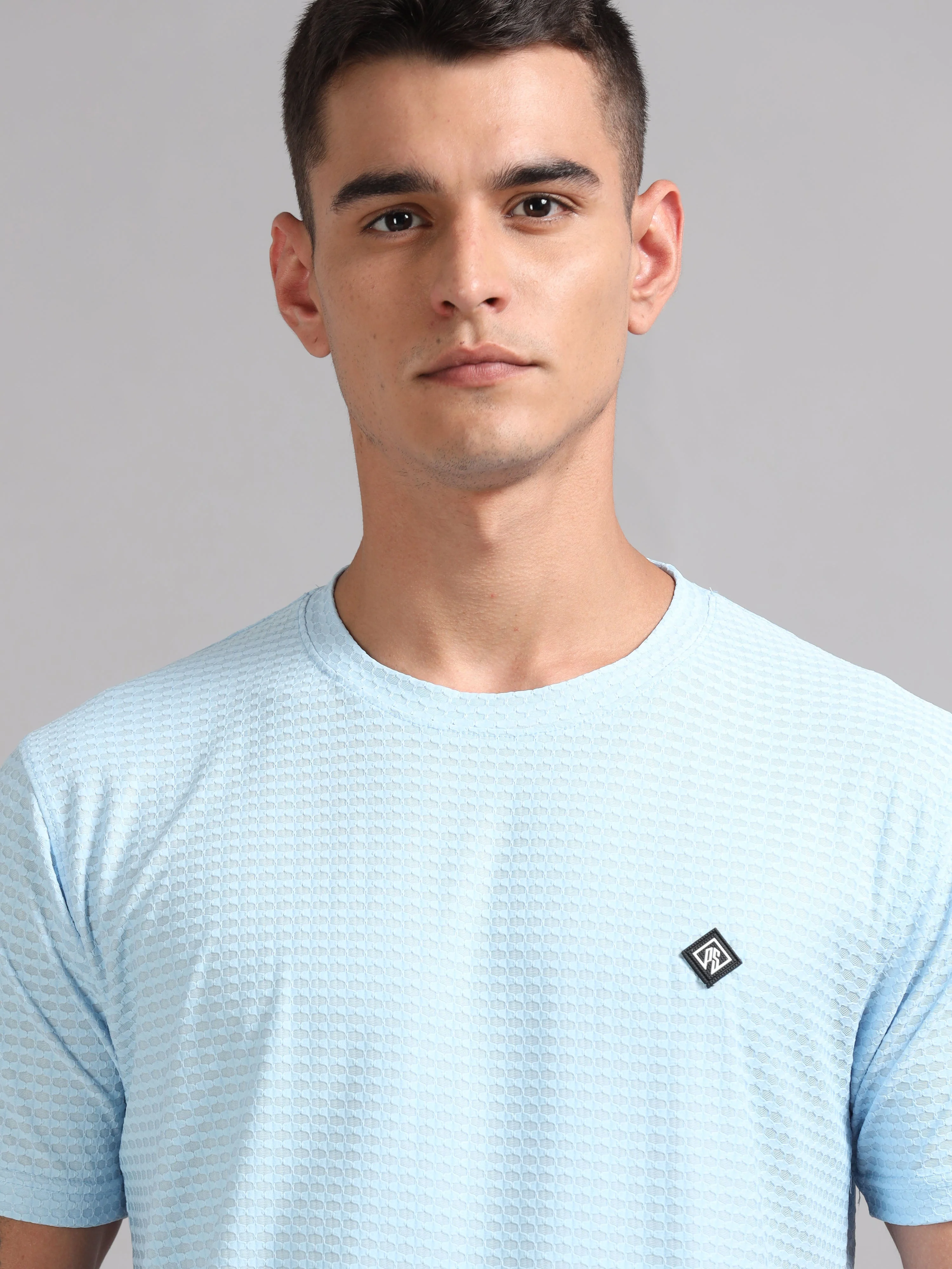 Men Whirl Tex Sky Blue T-Shirt - Image 4