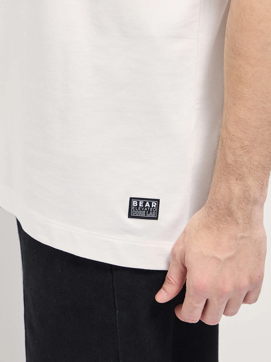 Men White Cherry Graphic Design Crew Neck T-shirt - Image 6