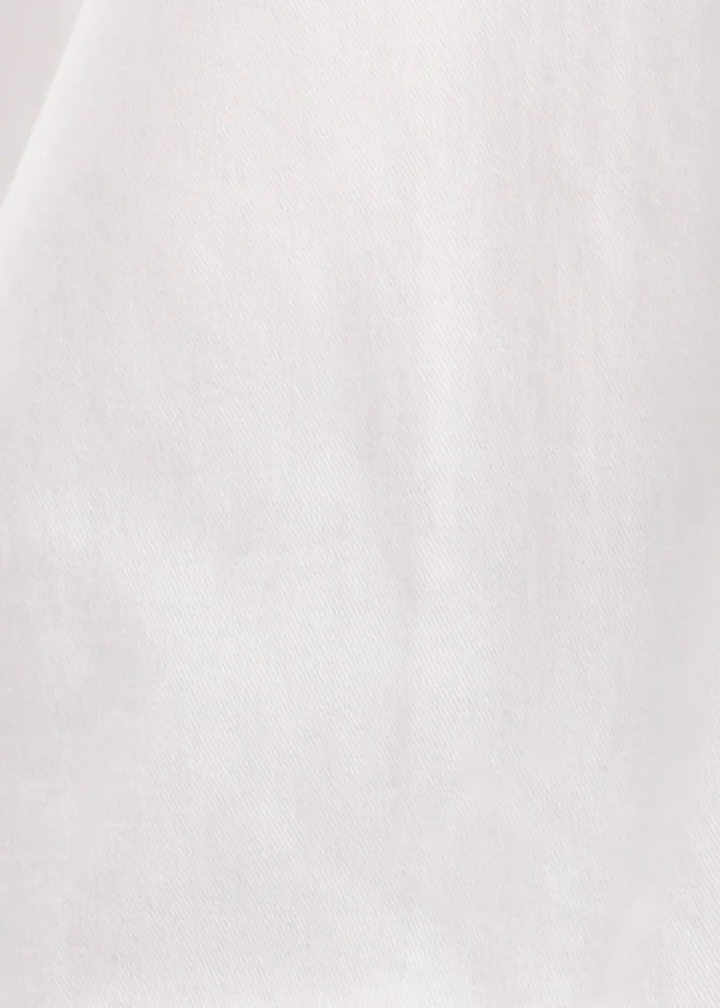 Men White Everyday Essential Solid Shirt - Image 6