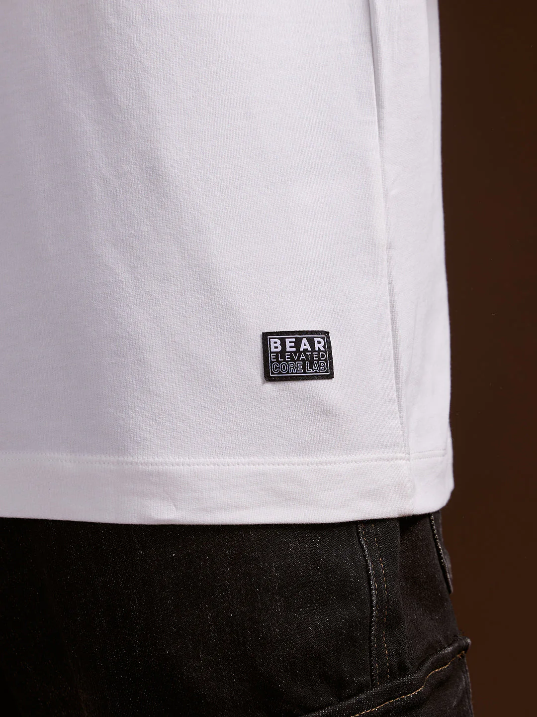 Men White Oversize Graphic Print Crew Neck T-shirt - Image 6