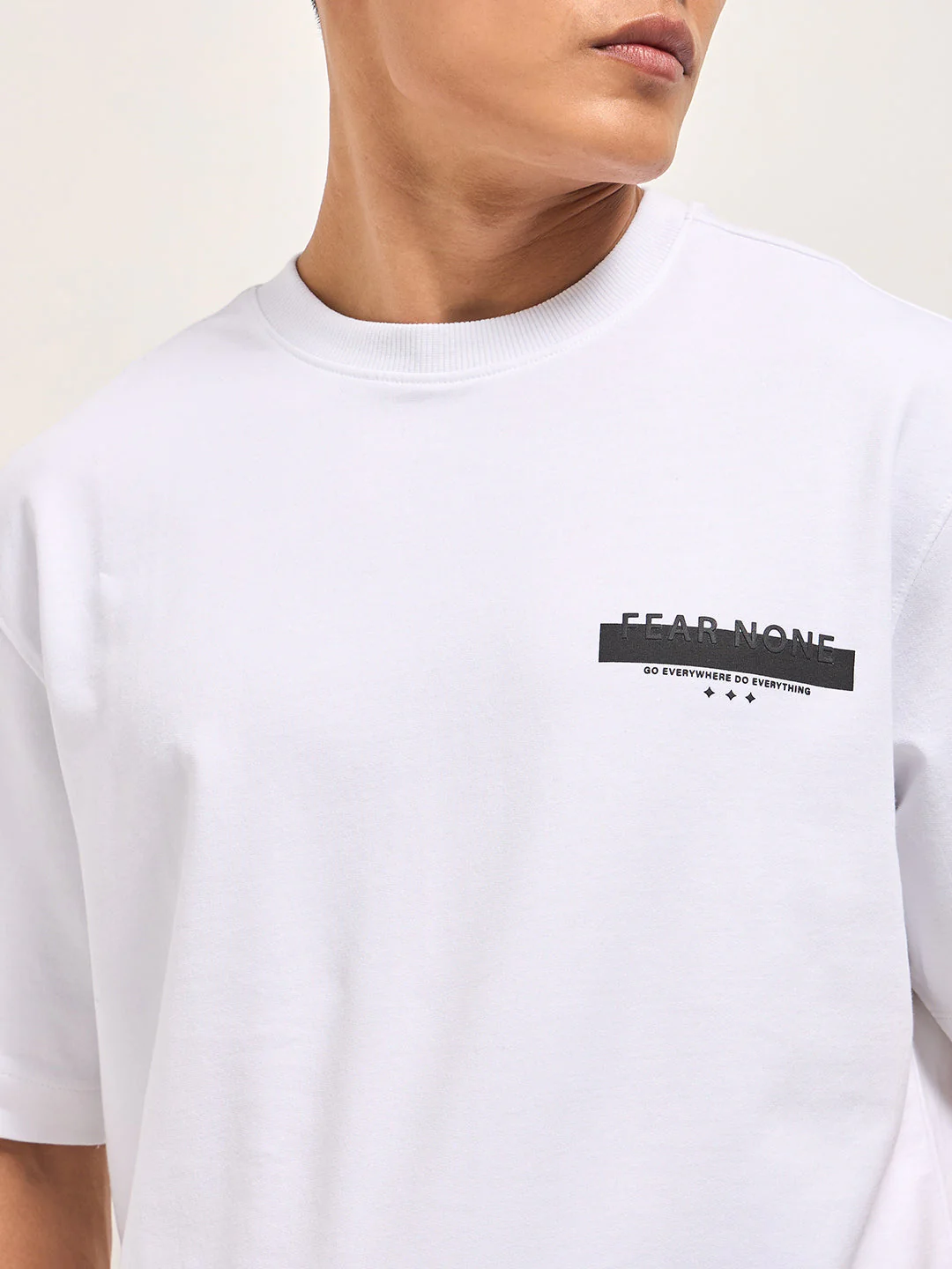 Men White Oversize T-Shirt - Image 5