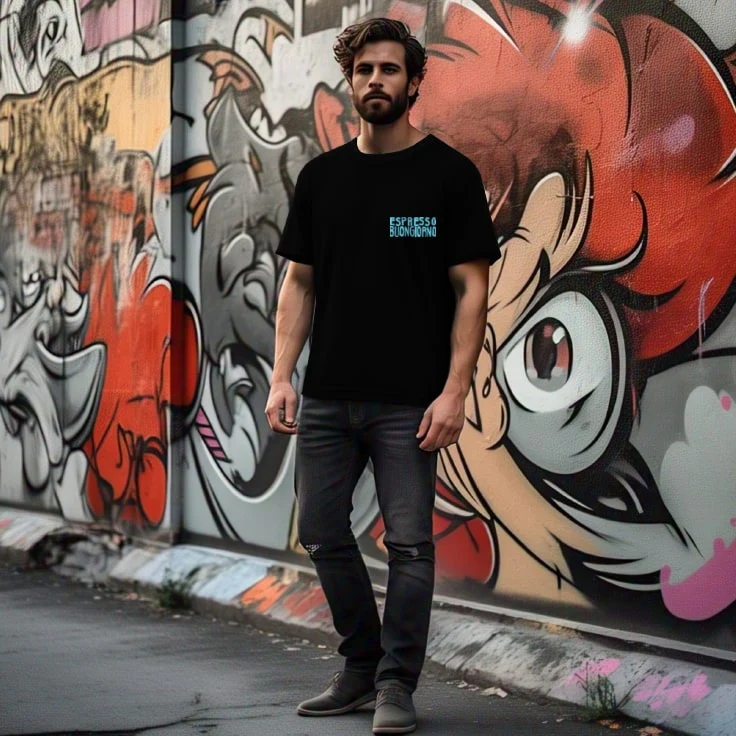 Men White Oversized Printed T-shirt - Image 3