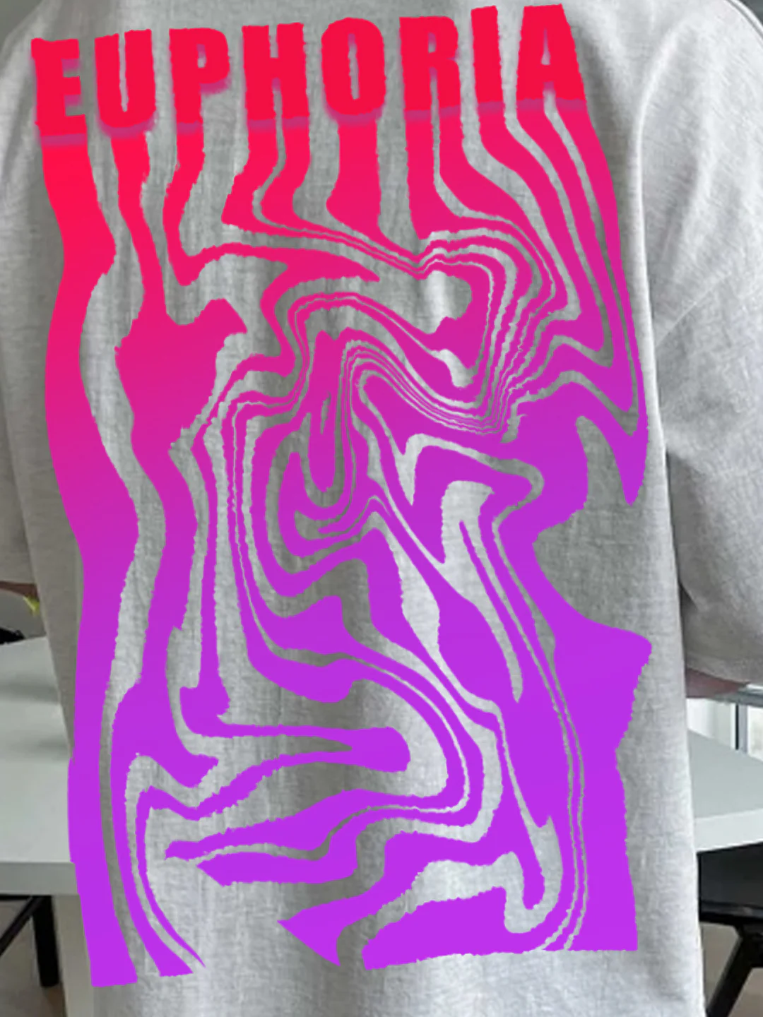 Men White Oversized Printed T-shirt - Image 4
