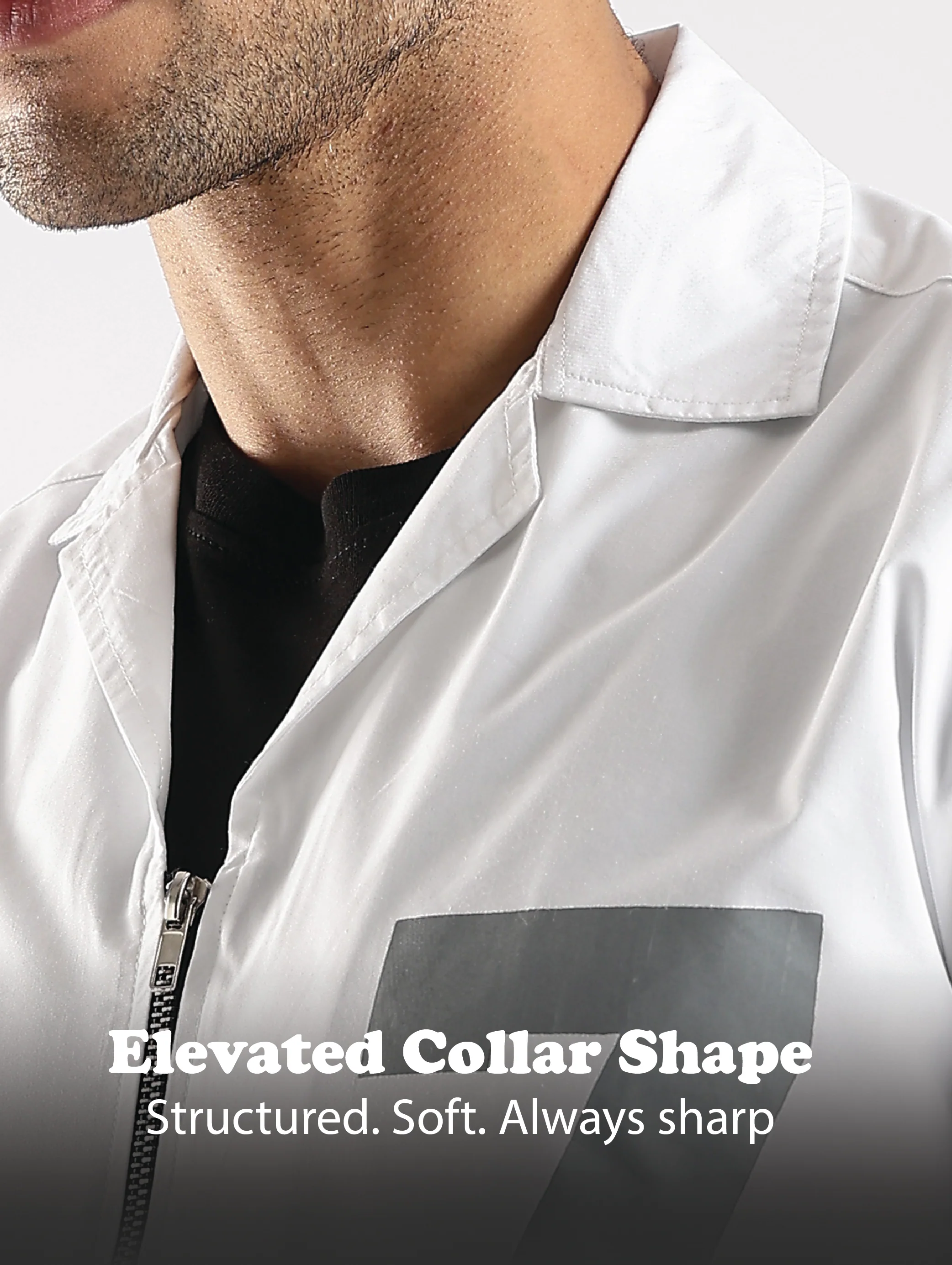 Men White Slim Fit Shirt - Image 12