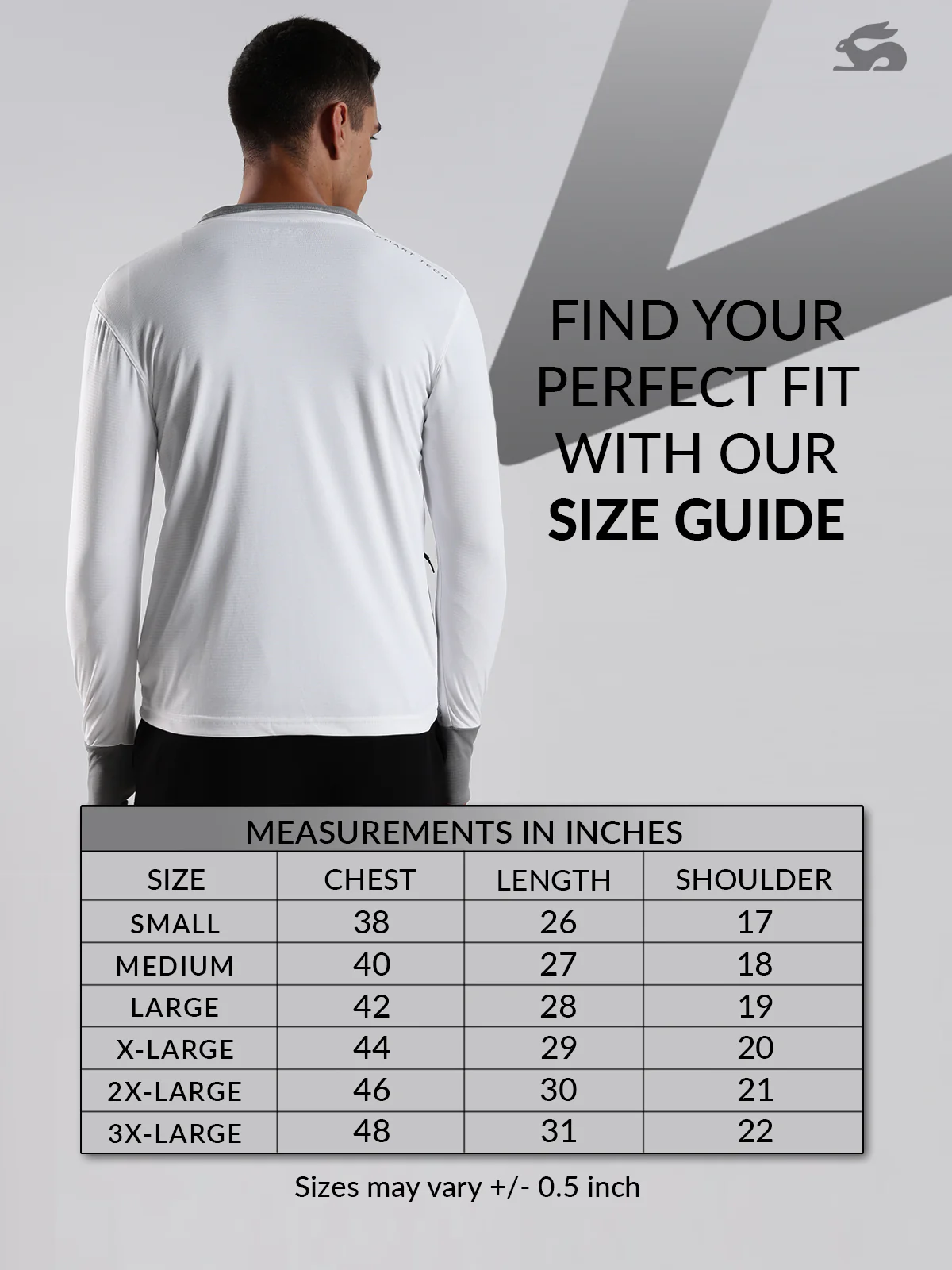 Men White Sunscreen Jacket With UV Protection And Zipper - Image 7