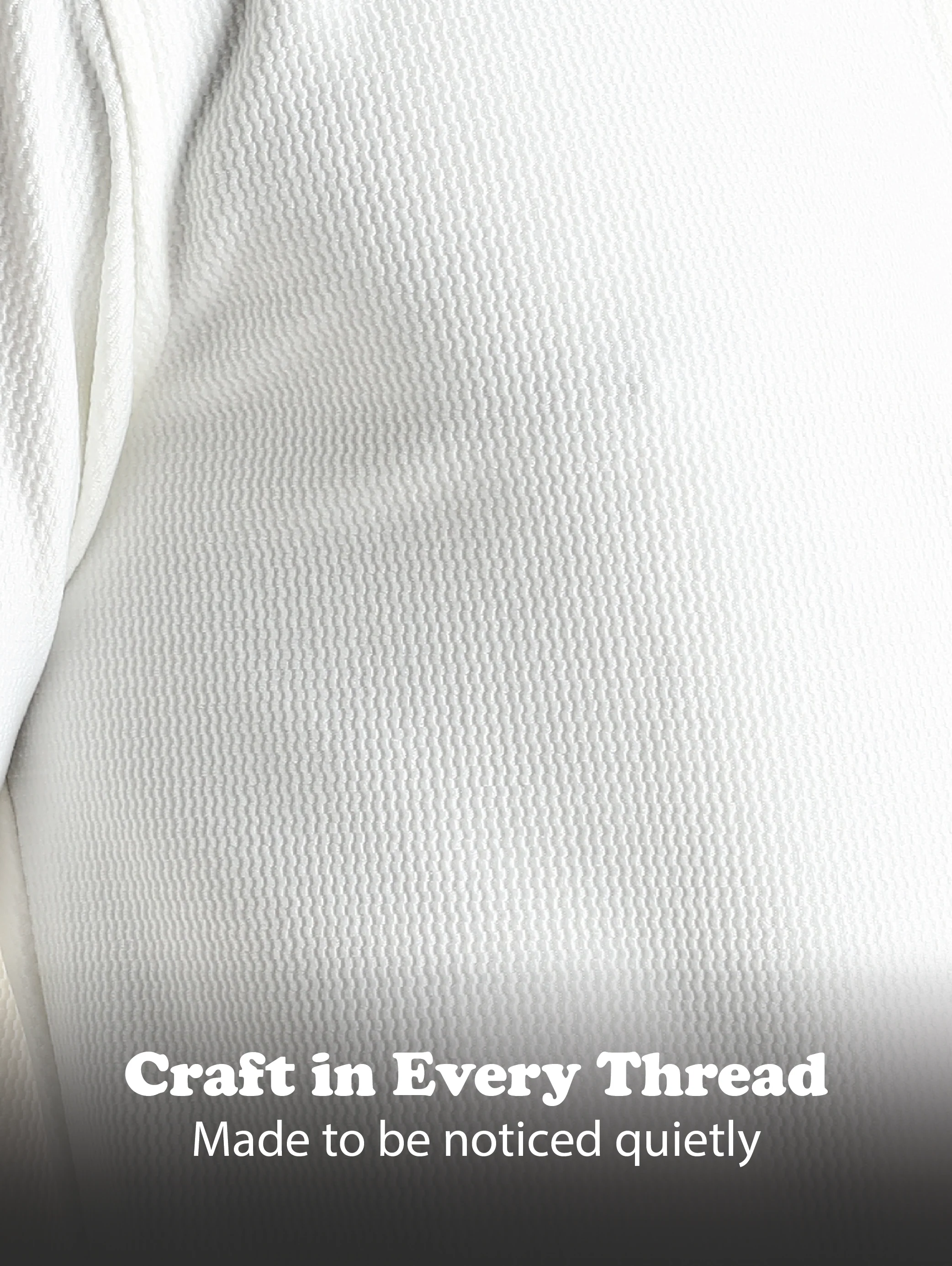 Men White Textured Spread Collar Shirt - Image 14
