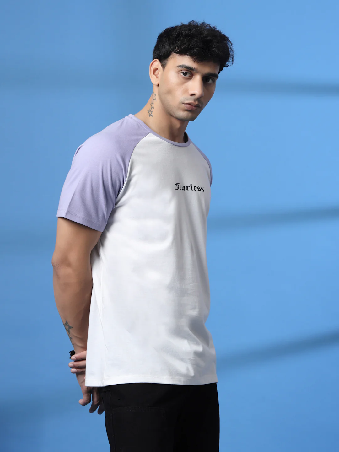 Men White Typography Oversized T-Shirt - Image 4