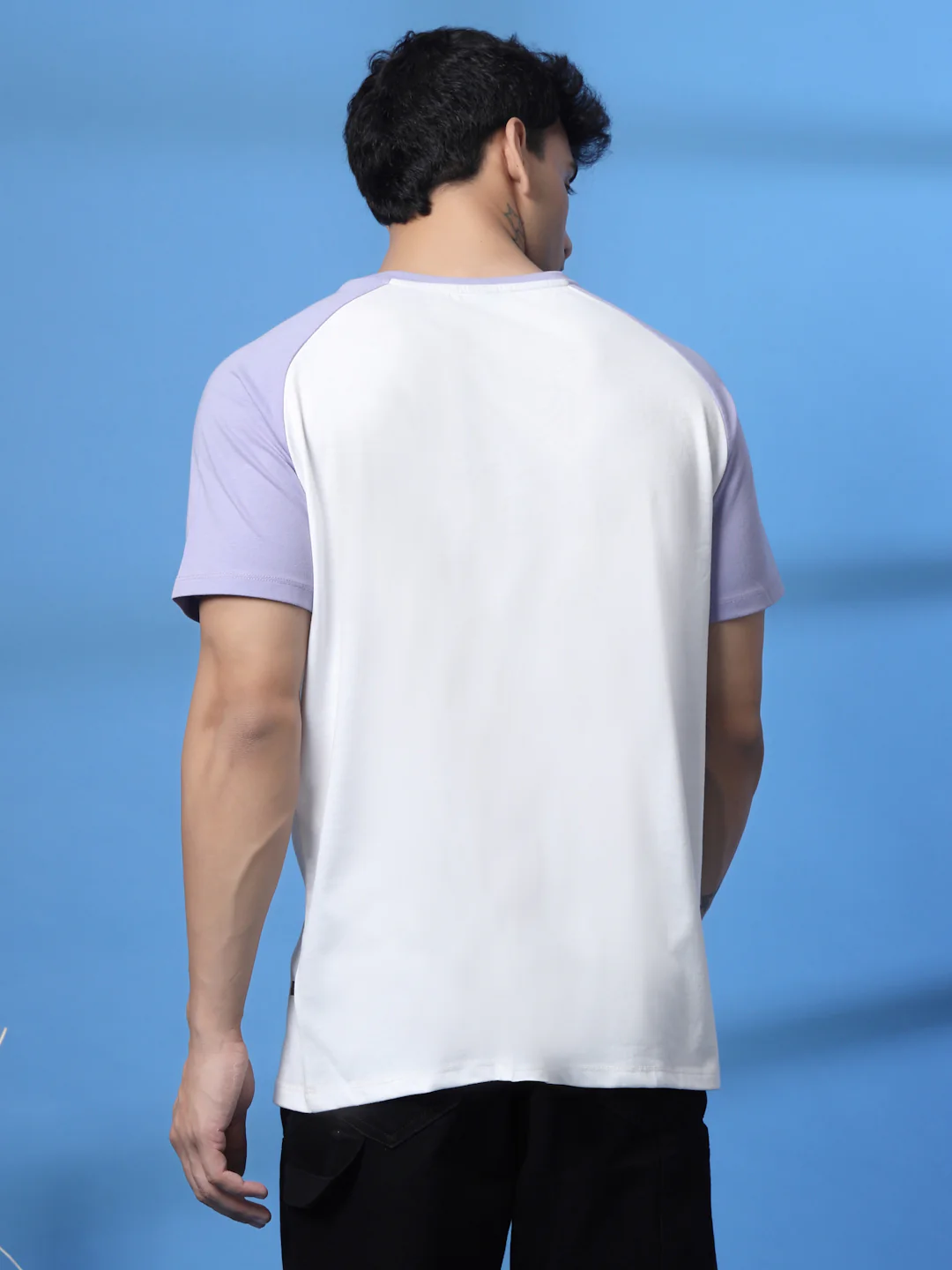Men White Typography Oversized T-Shirt - Image 5