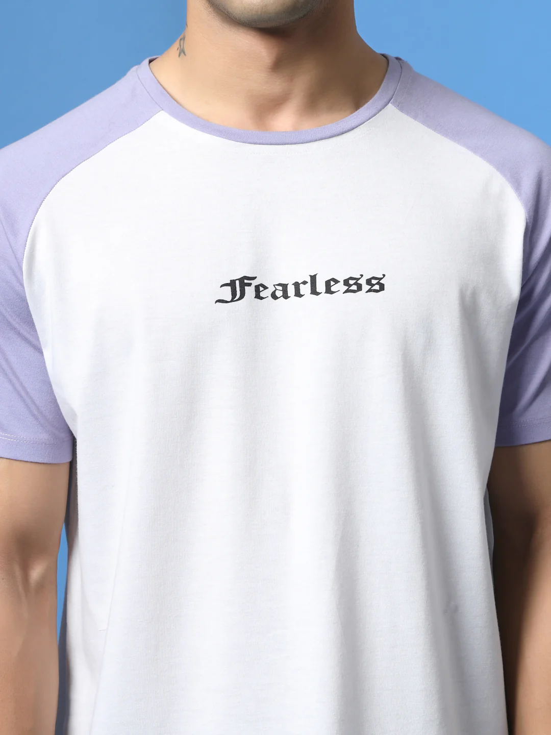 Men White Typography Oversized T-Shirt - Image 6