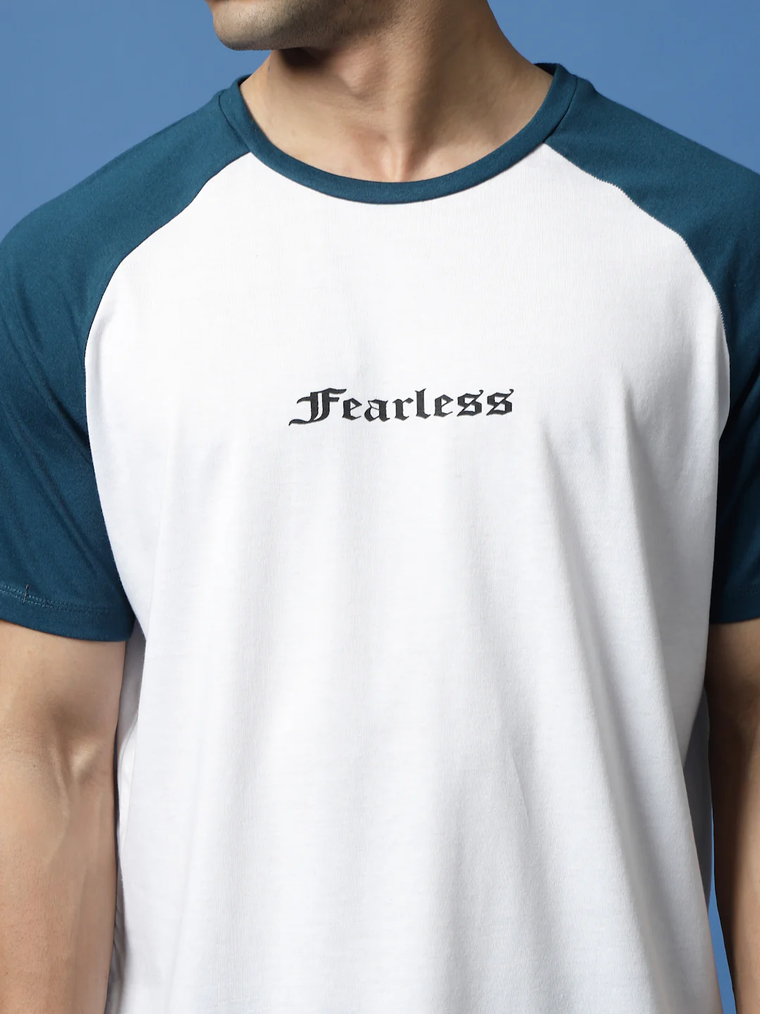 Men White Typography Oversized T-Shirt - Image 6