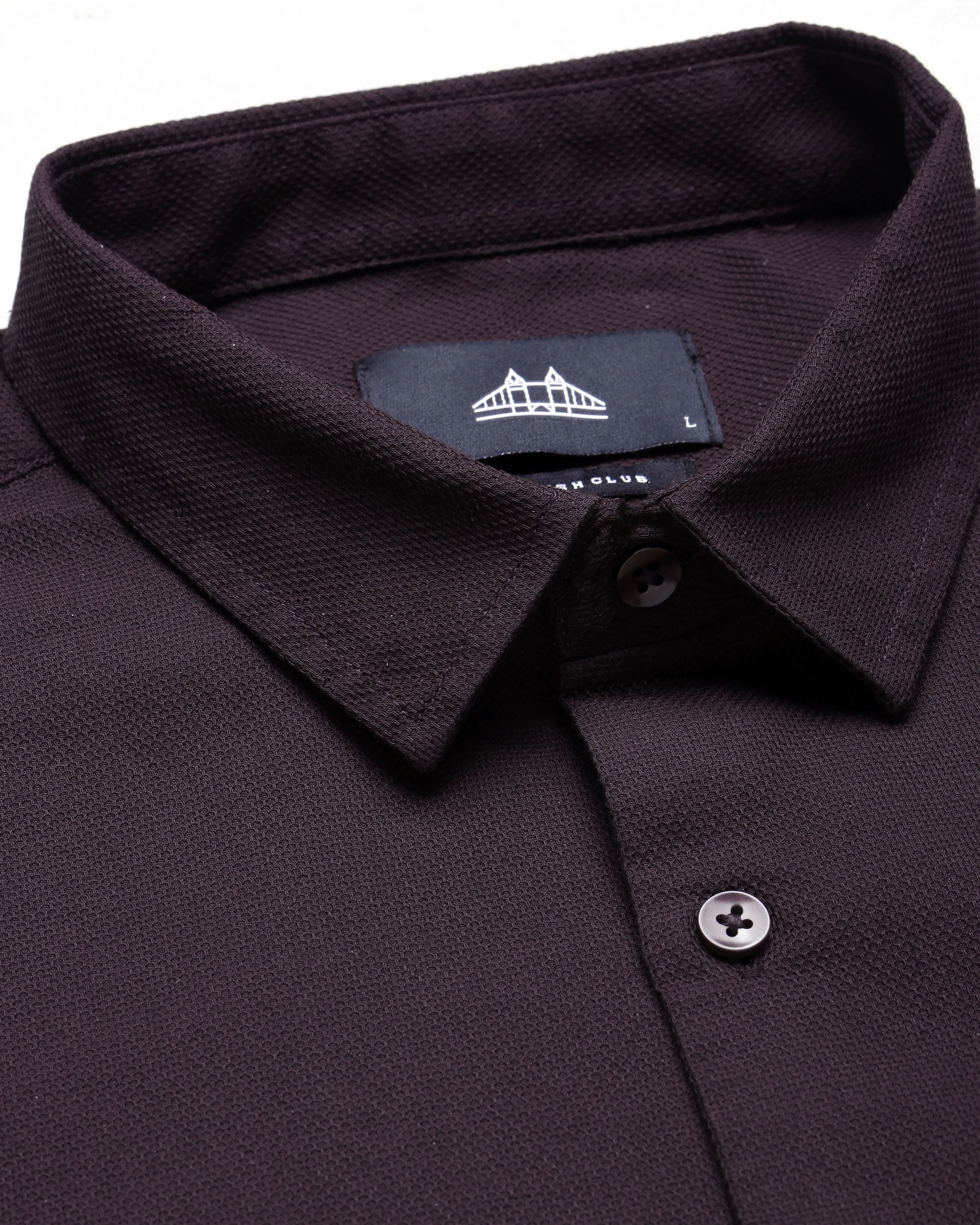 Men Wine Casual Shirt - Image 7
