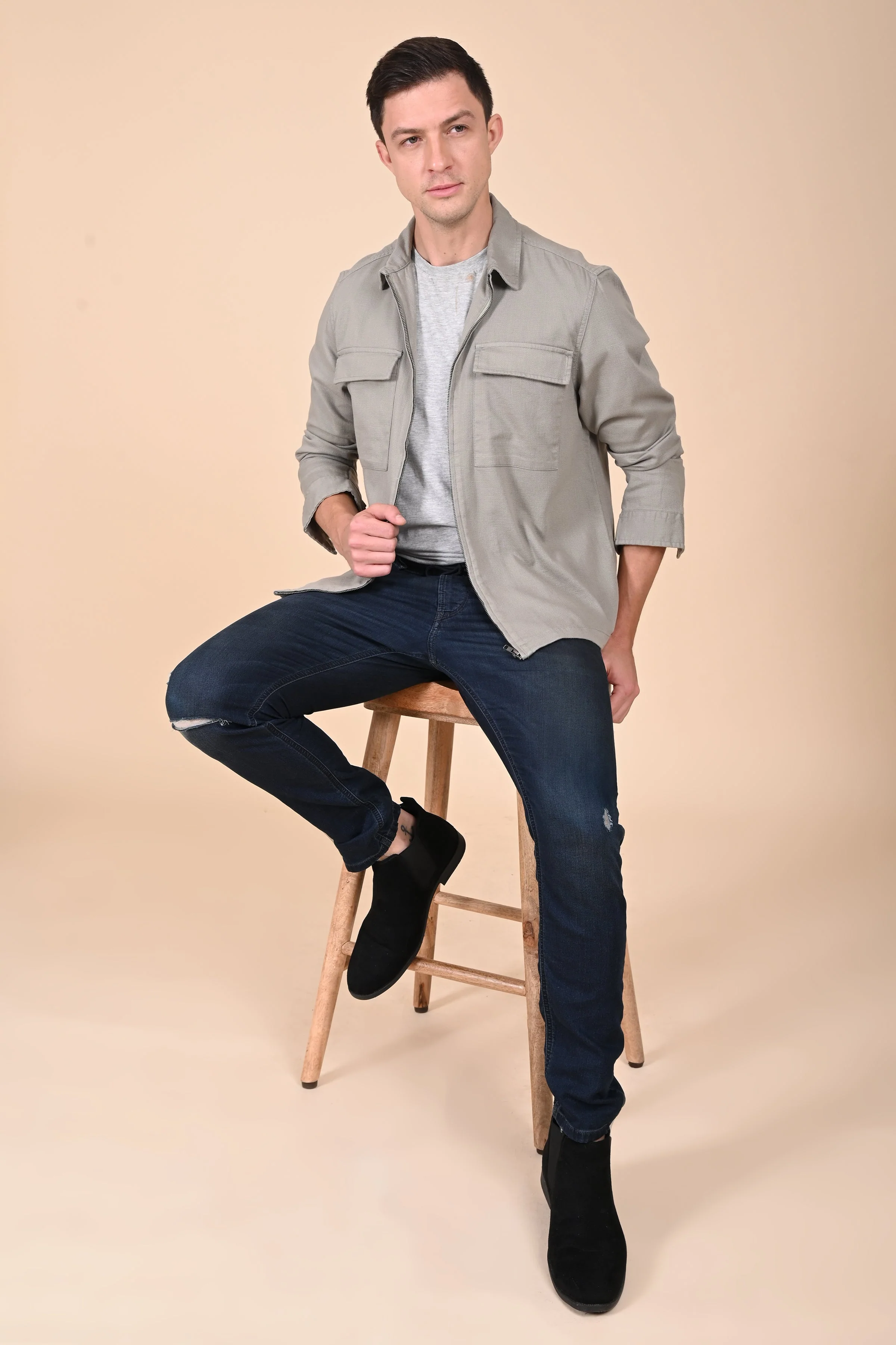 Men Winnie Zipper Jacket Pista Pop - Image 6